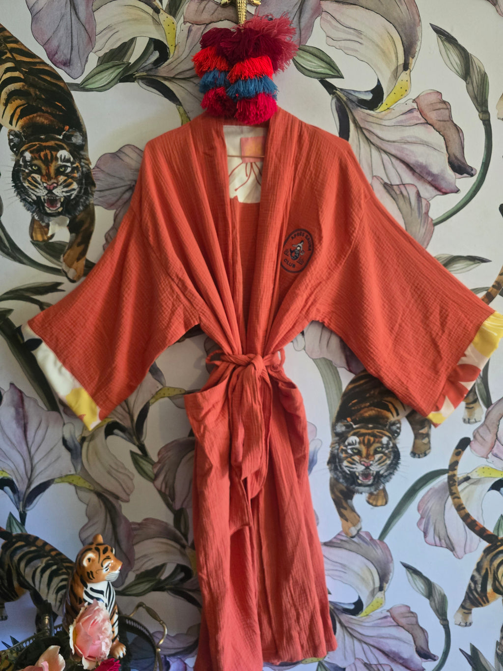 The APRÈS SAUNA GOWN ( TERRACOTTA)
