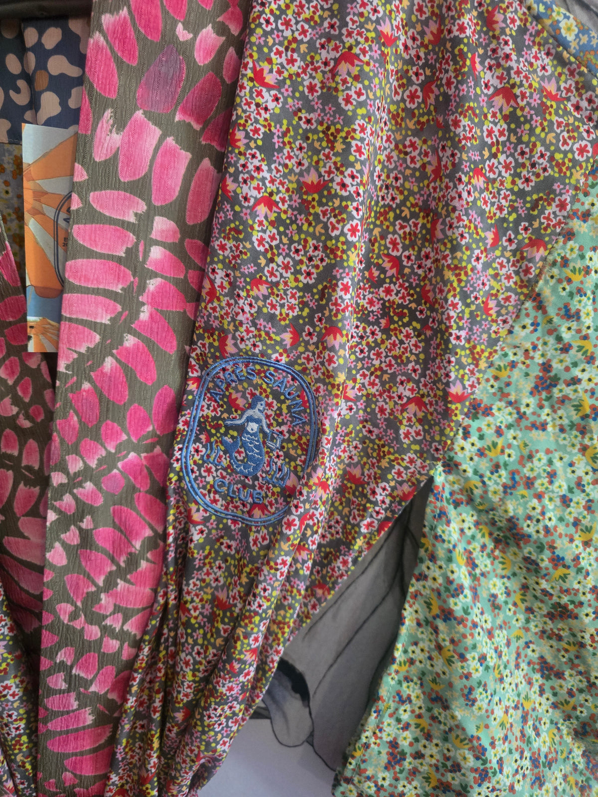 The APRÈS SAUNA JAPANESE KIMONO IN PATCHWORK