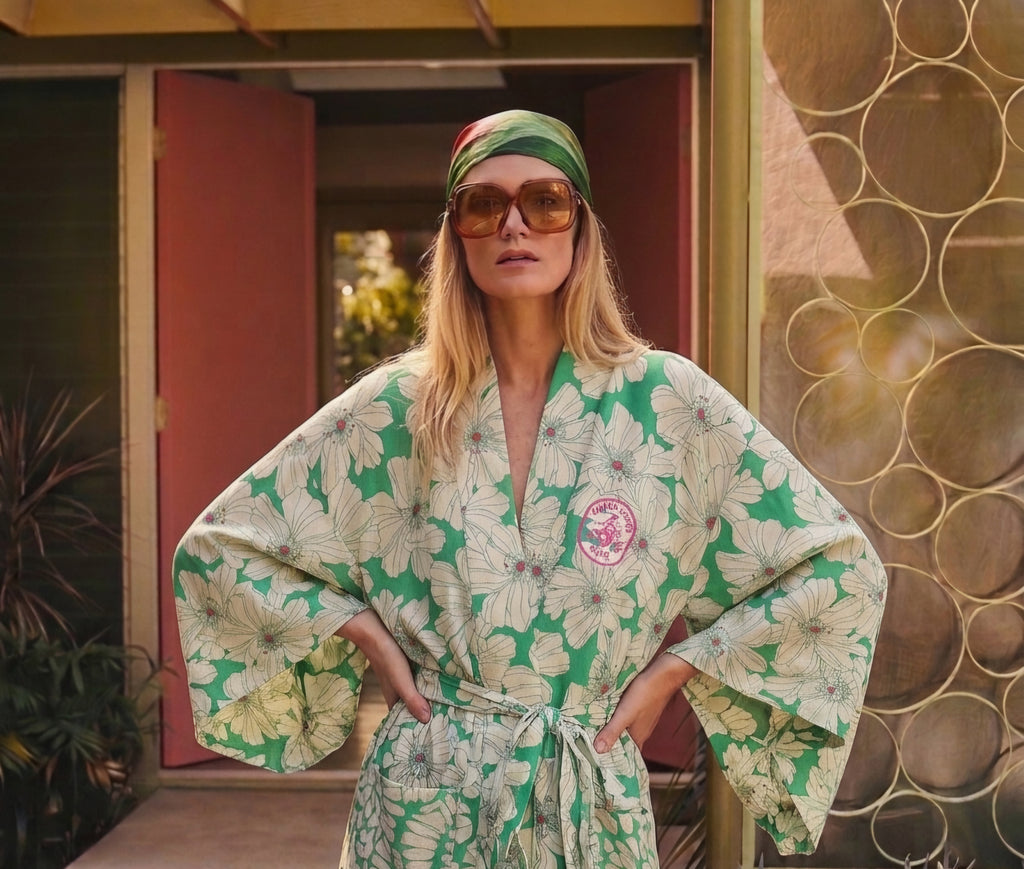 The APRÈS SAUNA JAPANESE KIMONO