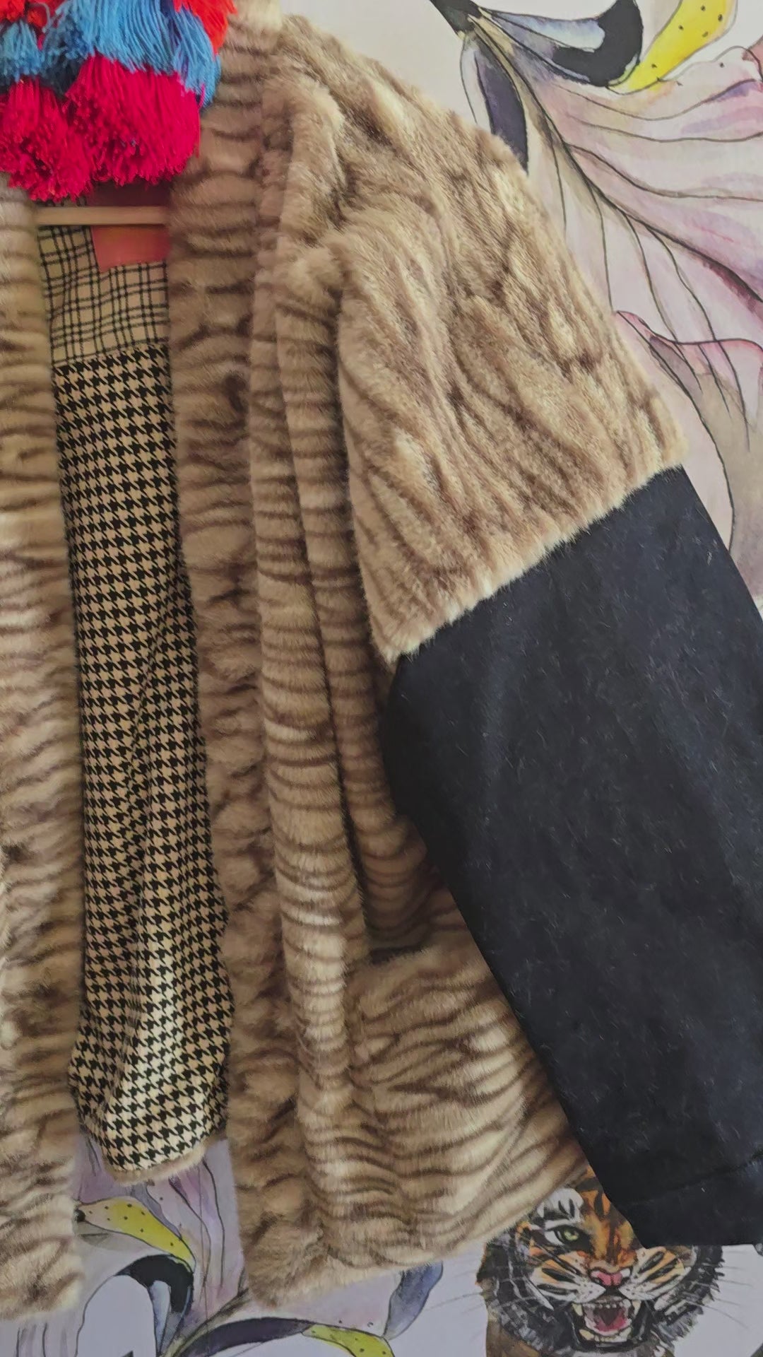 The DENIM & FAUX FUR COOL GIRL JACKET