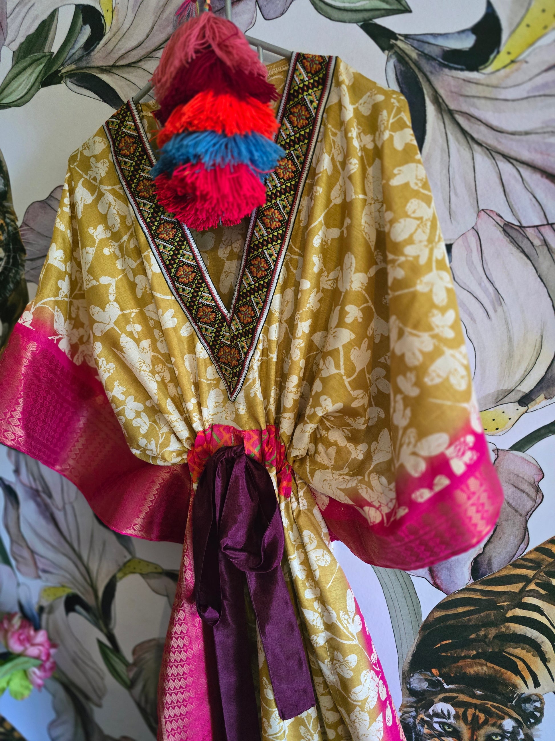 The LONG SILK KAFTAN