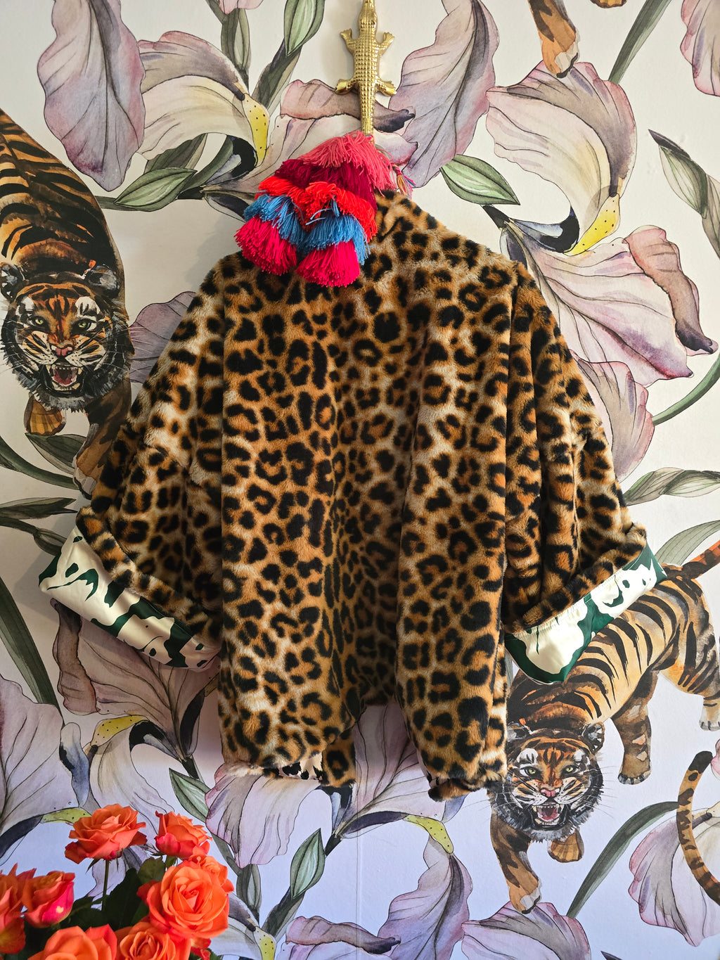 The LEOPARD FAUX FUR FULLY REVERSIBLE JACKET 🐆