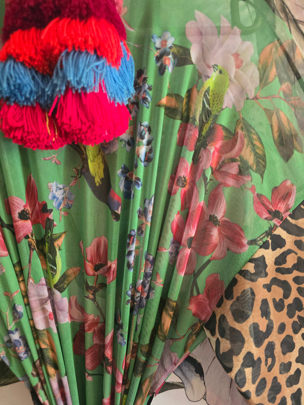 The WILD BIRD MESH KIMONO