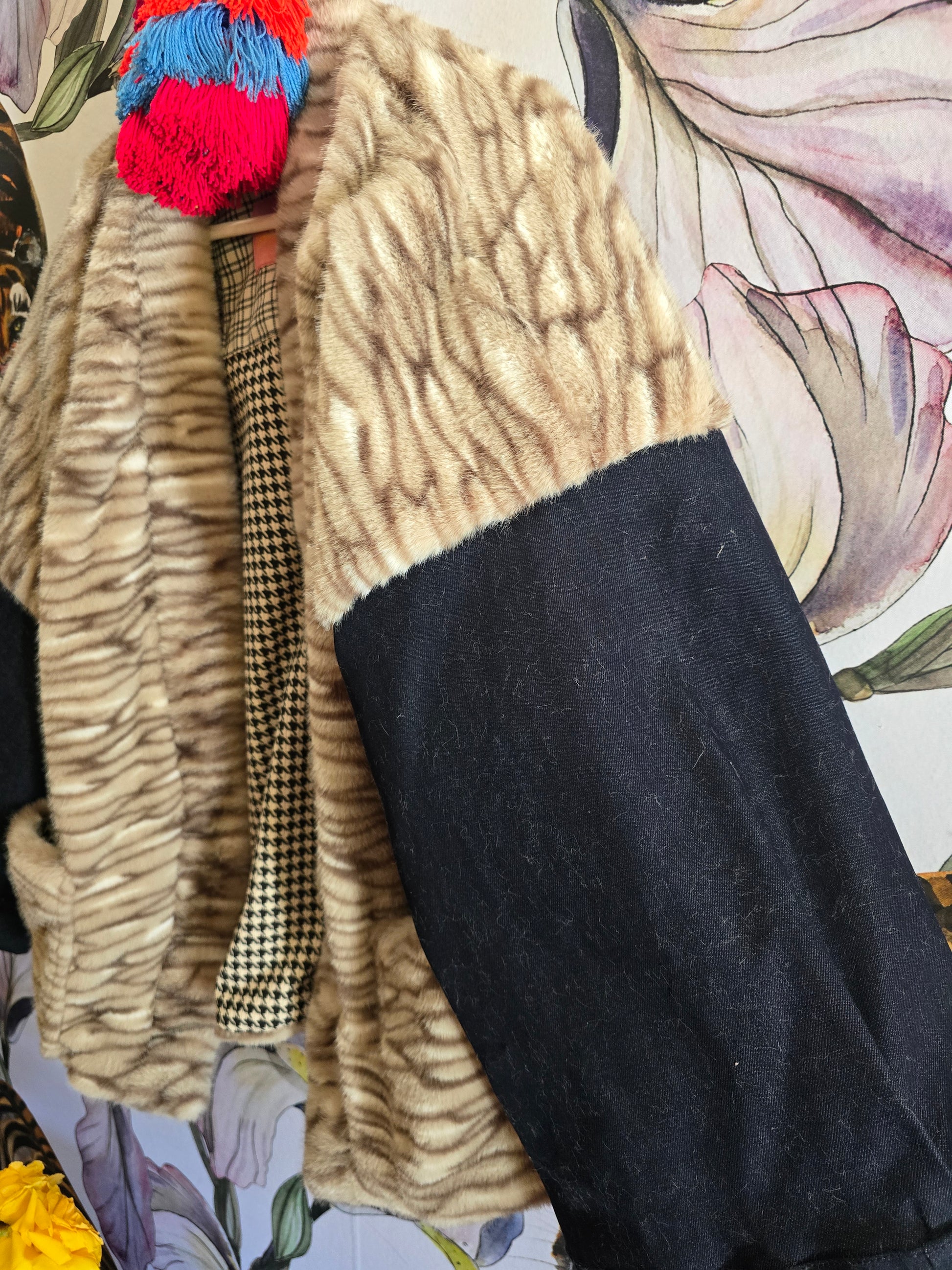 The DENIM & FAUX FUR COOL GIRL JACKET