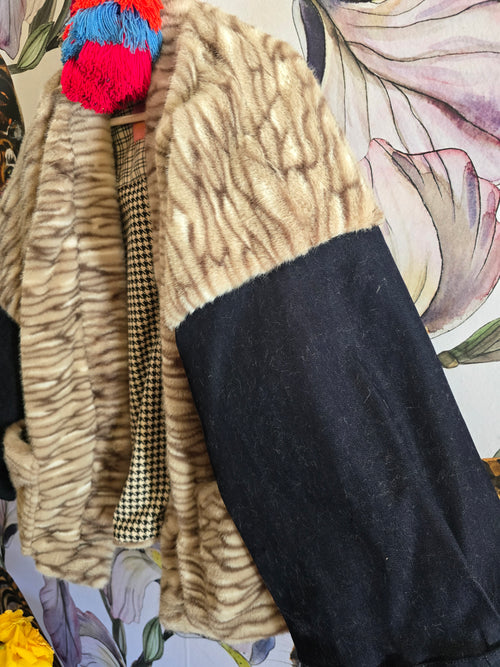 The DENIM & FAUX FUR COOL GIRL JACKET