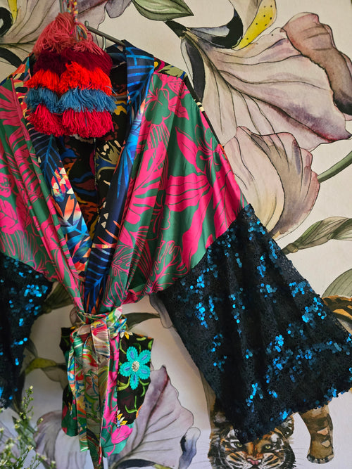 The ETRO PARTY cropped kimono