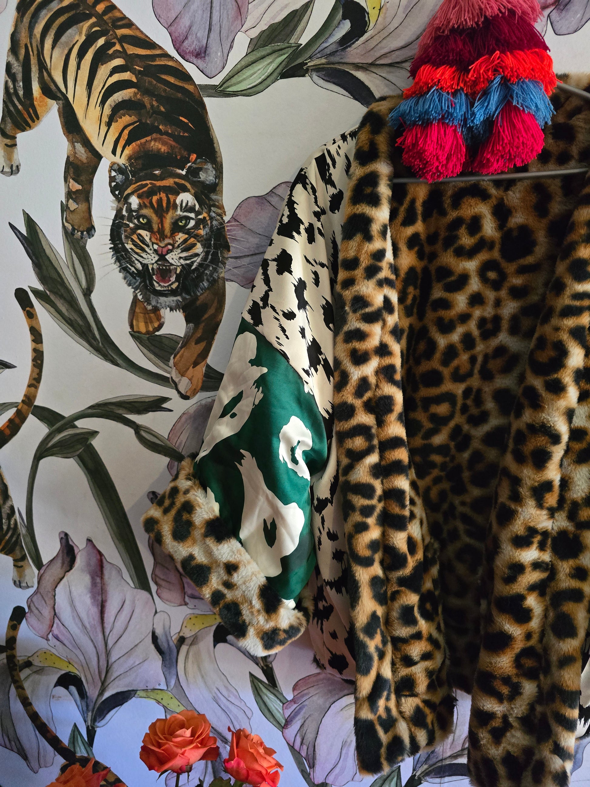 The LEOPARD FAUX FUR FULLY REVERSIBLE JACKET 🐆