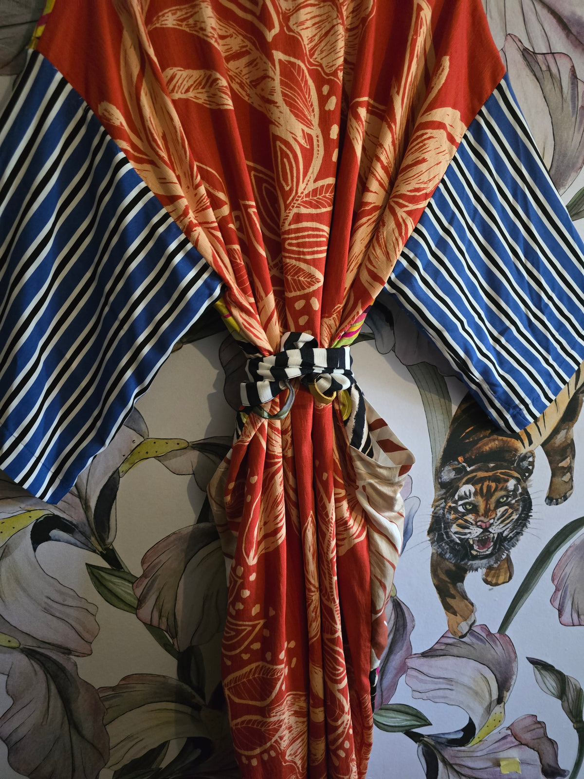The ZEBRA & JUNGLE KIMONO