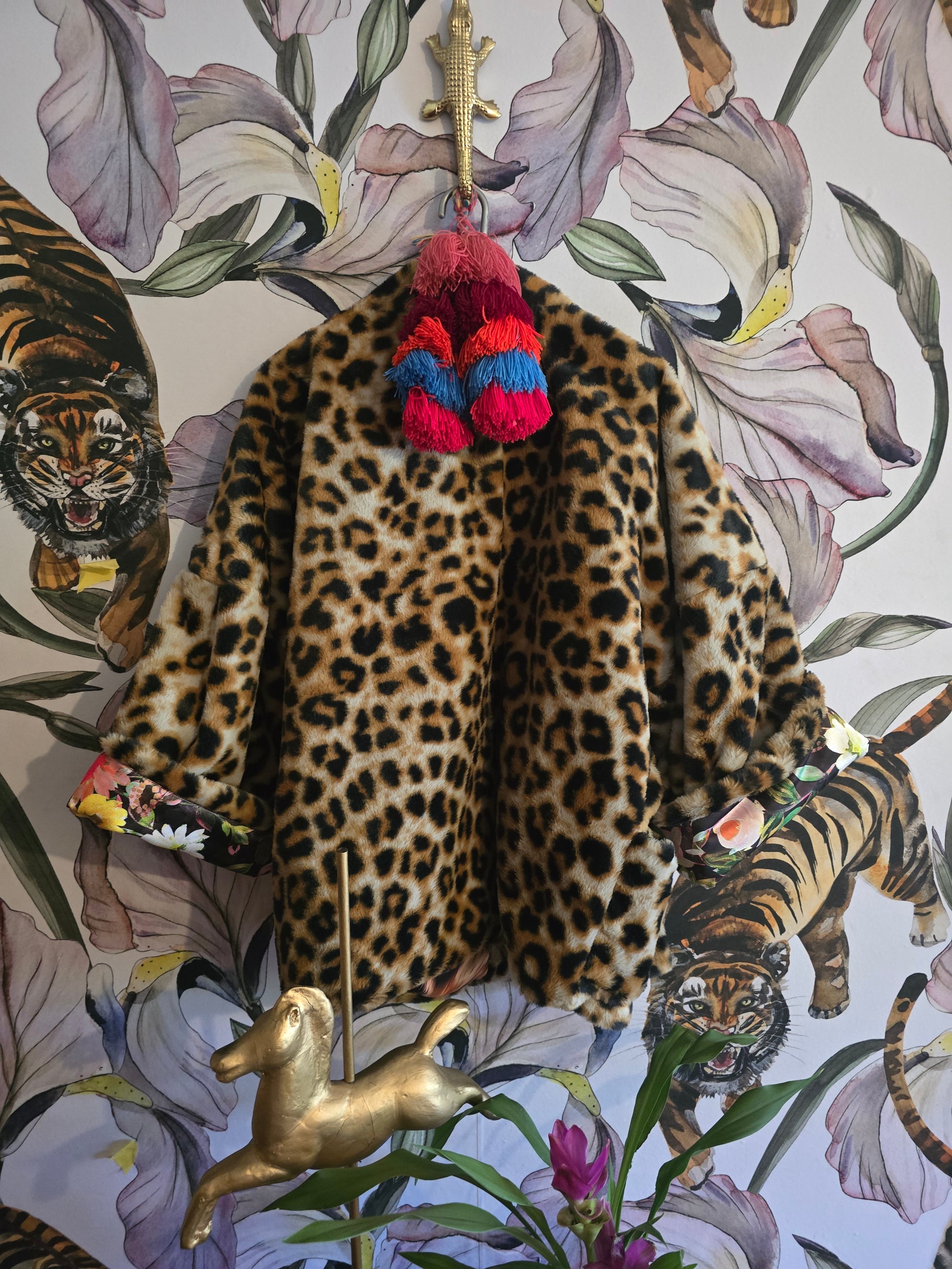 The BOUJEE LEOPARD REVERSIBLE FAUX FUR #2