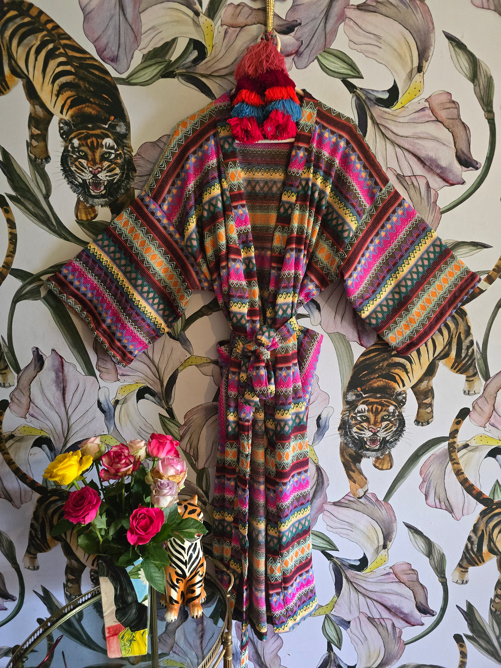 The OH SO BOHO CROCHET STYLE KIMONO