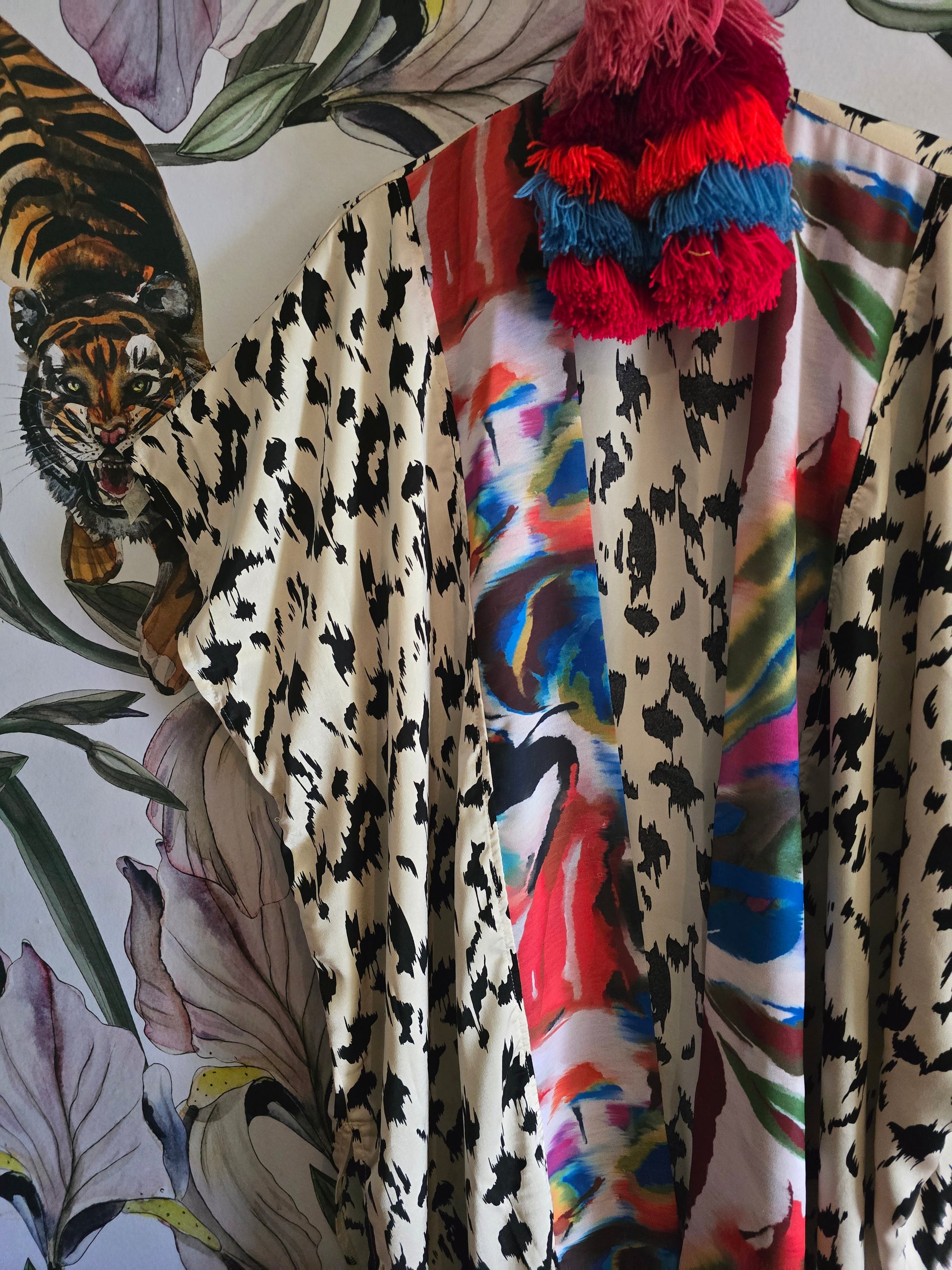 The LEOPARD SLIT KIMONO