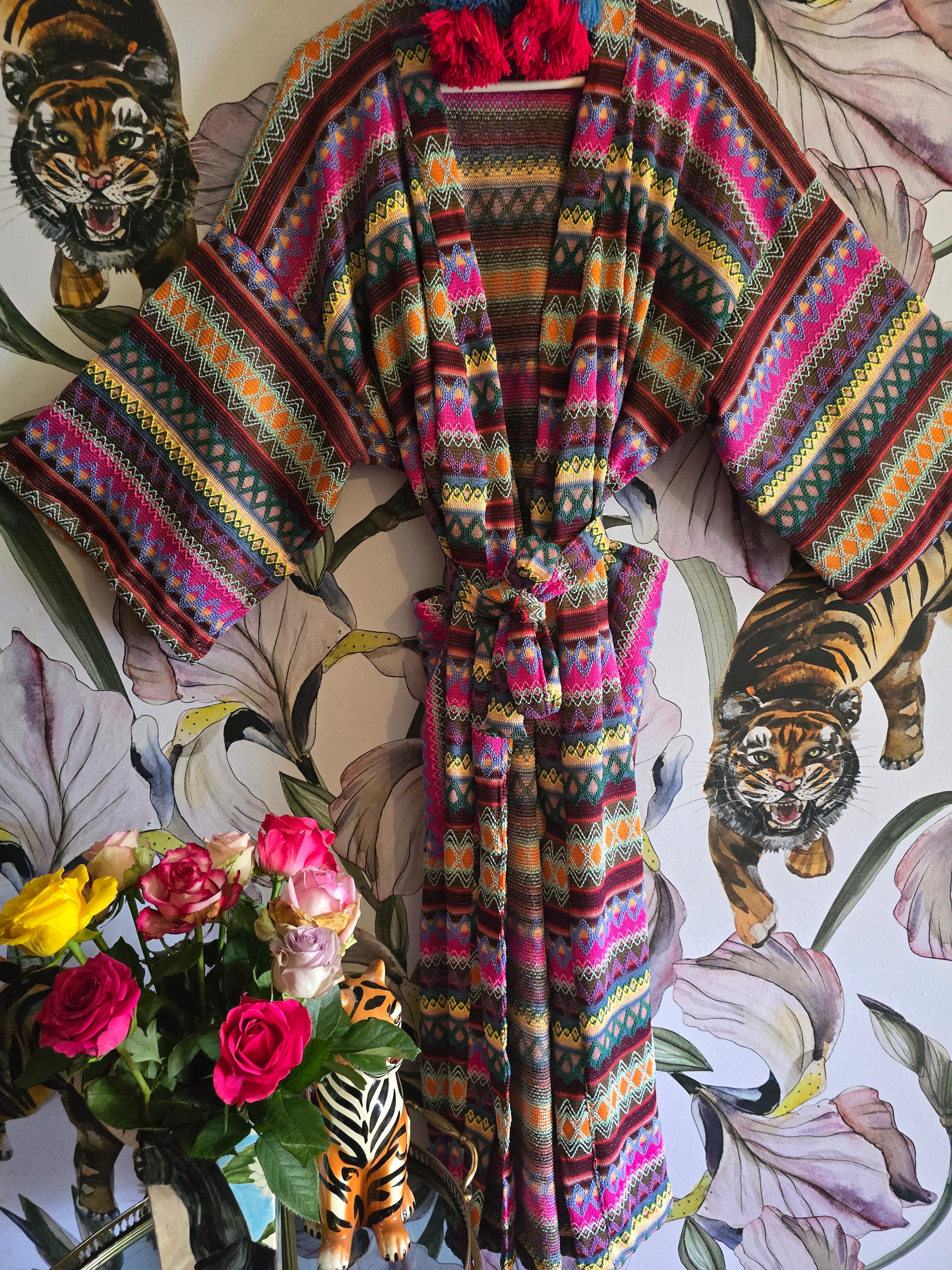 The OH SO BOHO CROCHET STYLE KIMONO