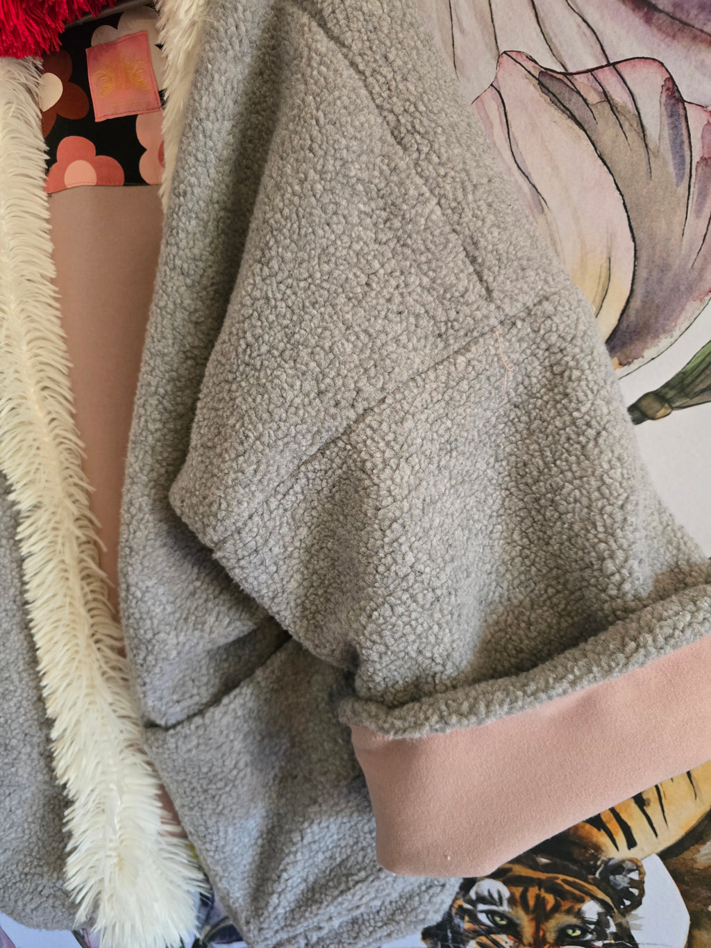 The POWDER PINK FULLY REVERSIBLE JACKET