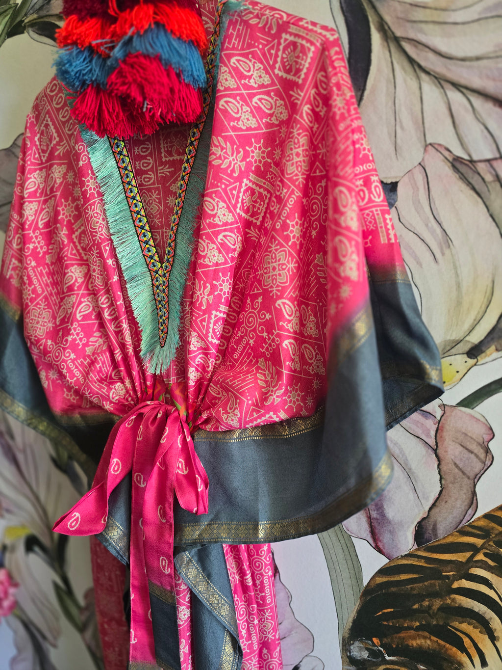 The LONG SILK KAFTAN