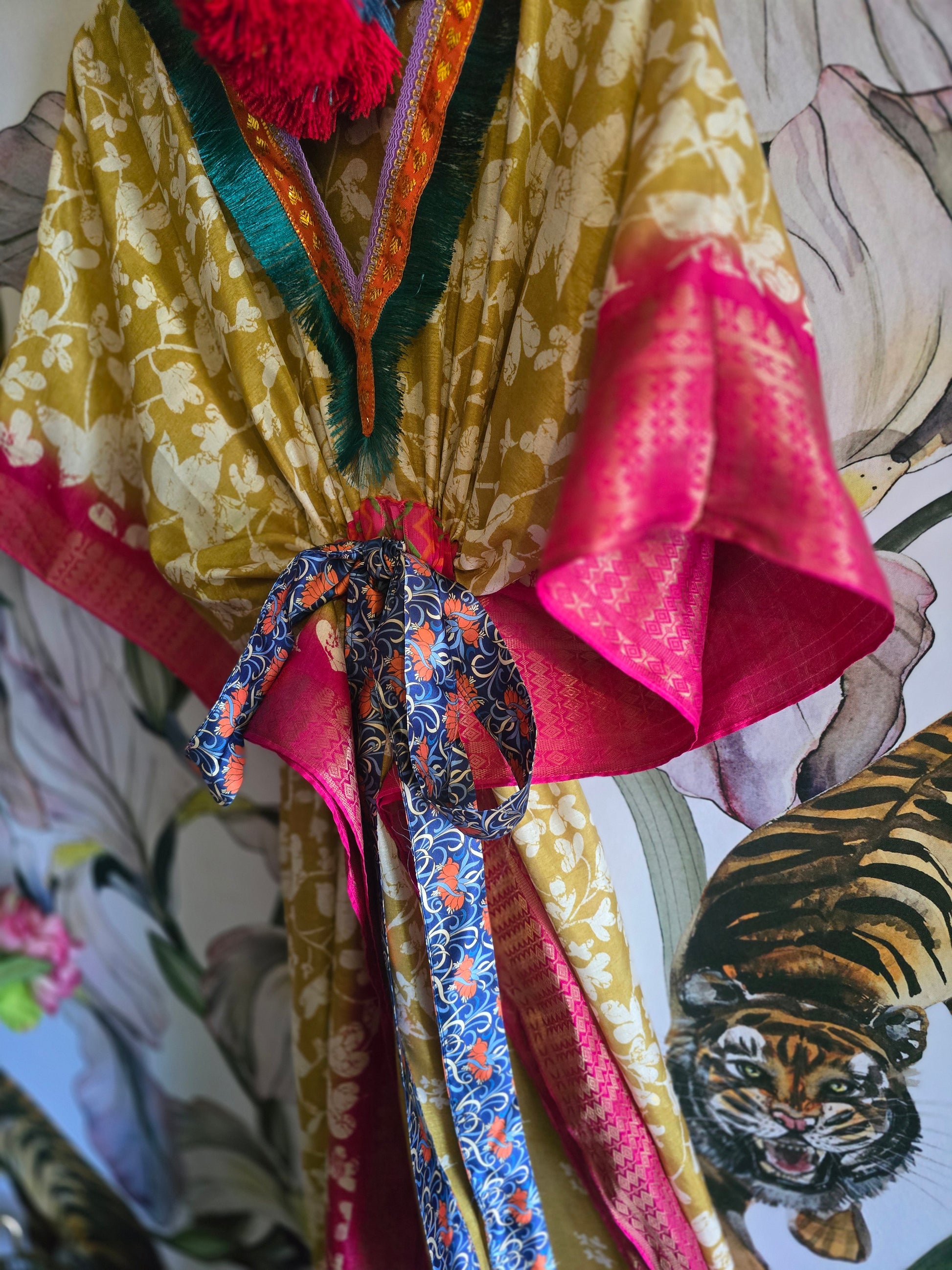 The LONG SILK KAFTAN