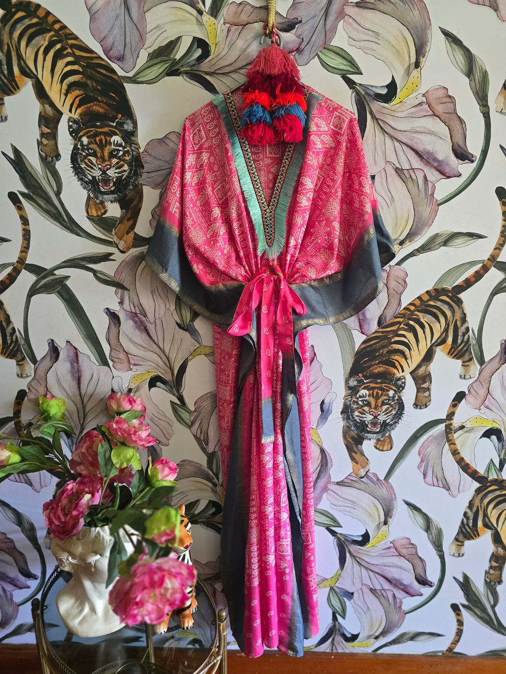 The LONG SILK KAFTAN