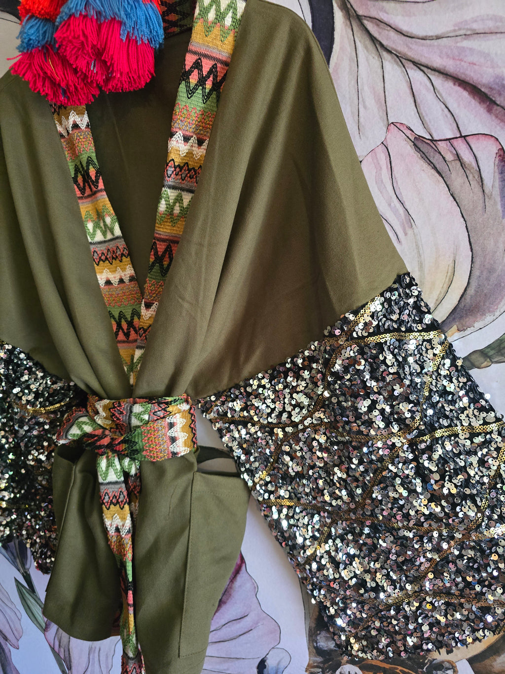 The NOMAD SEQUINS AND CROCHET VAGABOND