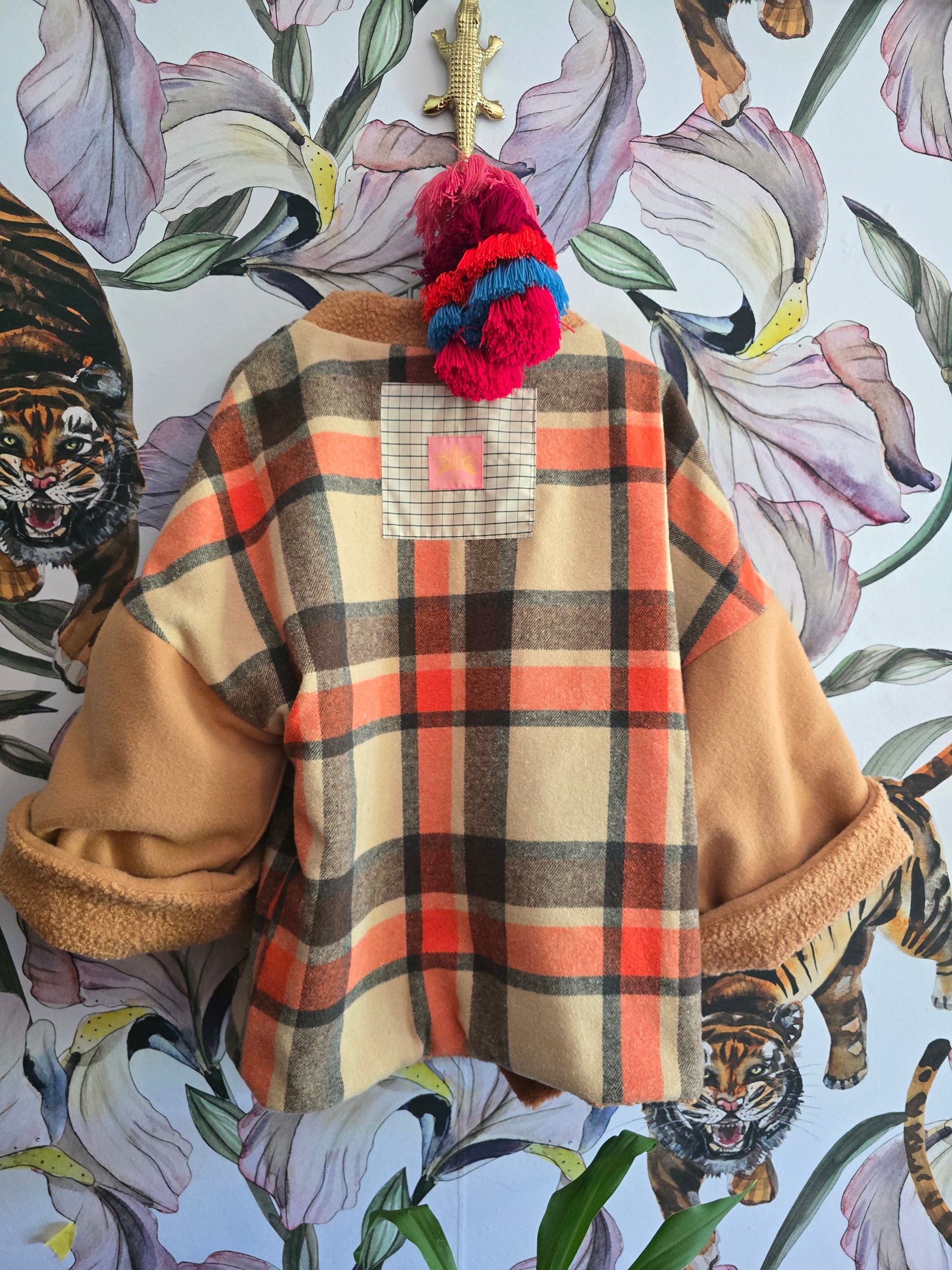 The LUMBER JILL FAUX FUR REVERSIBLE JACKET