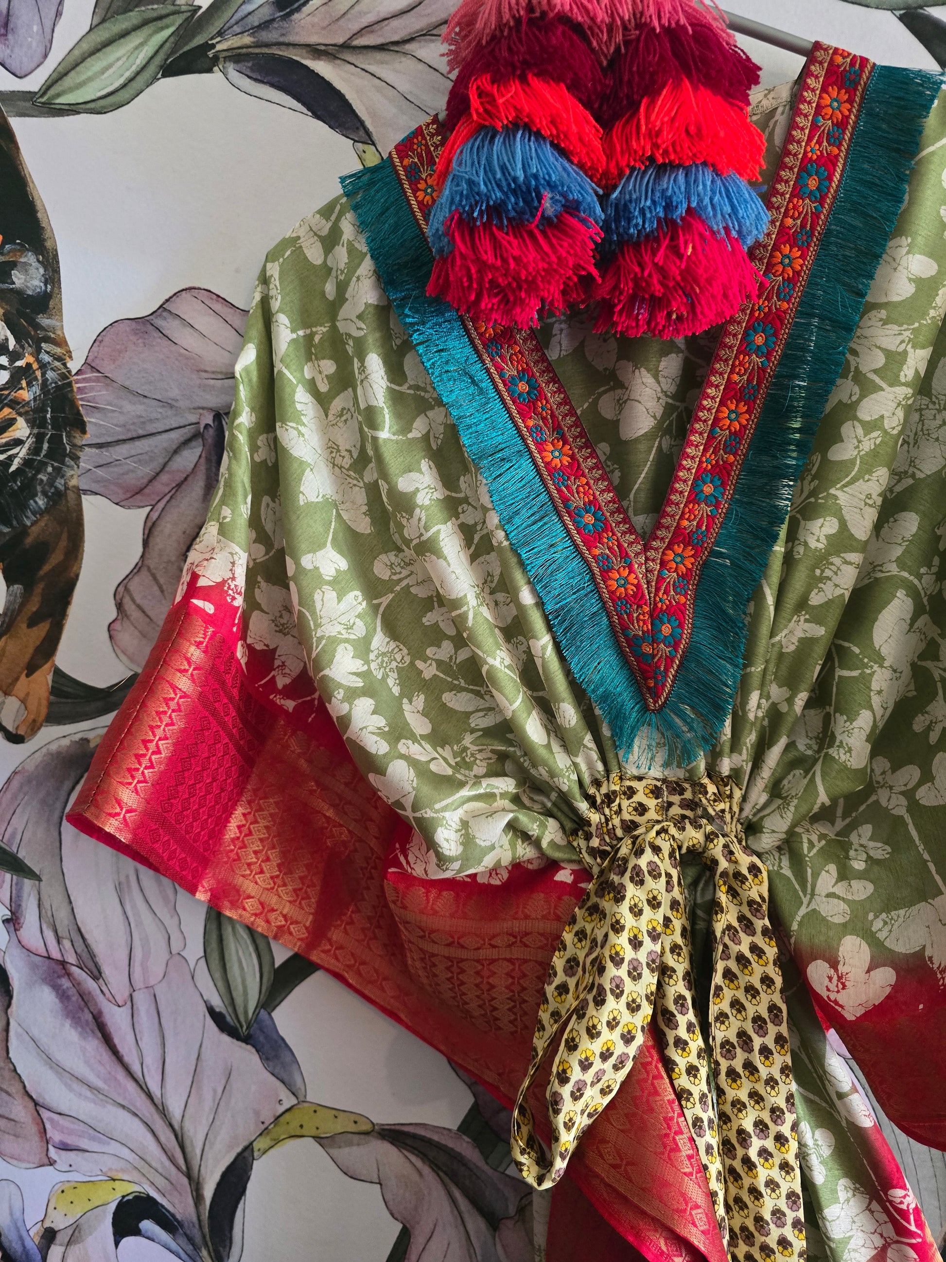 The LONG SILK KAFTAN