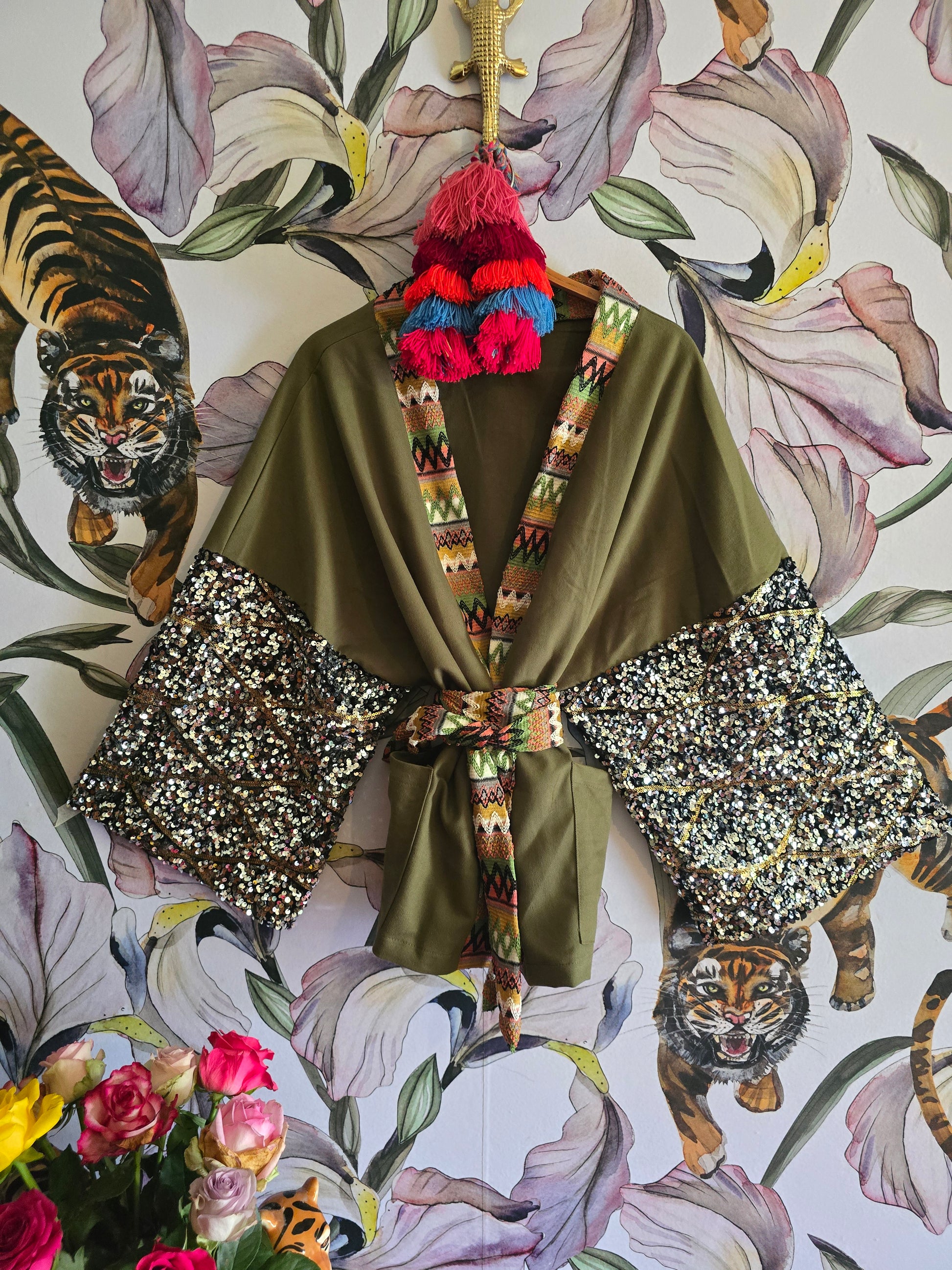 The NOMAD SEQUINS AND CROCHET VAGABOND