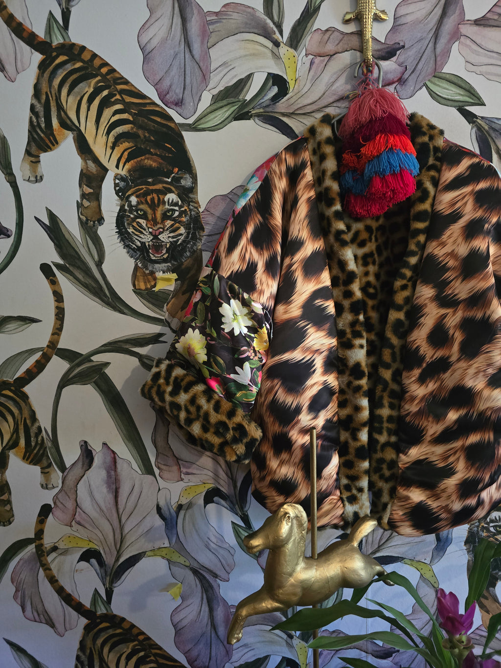 The BOUJEE LEOPARD REVERSIBLE FAUX FUR #2