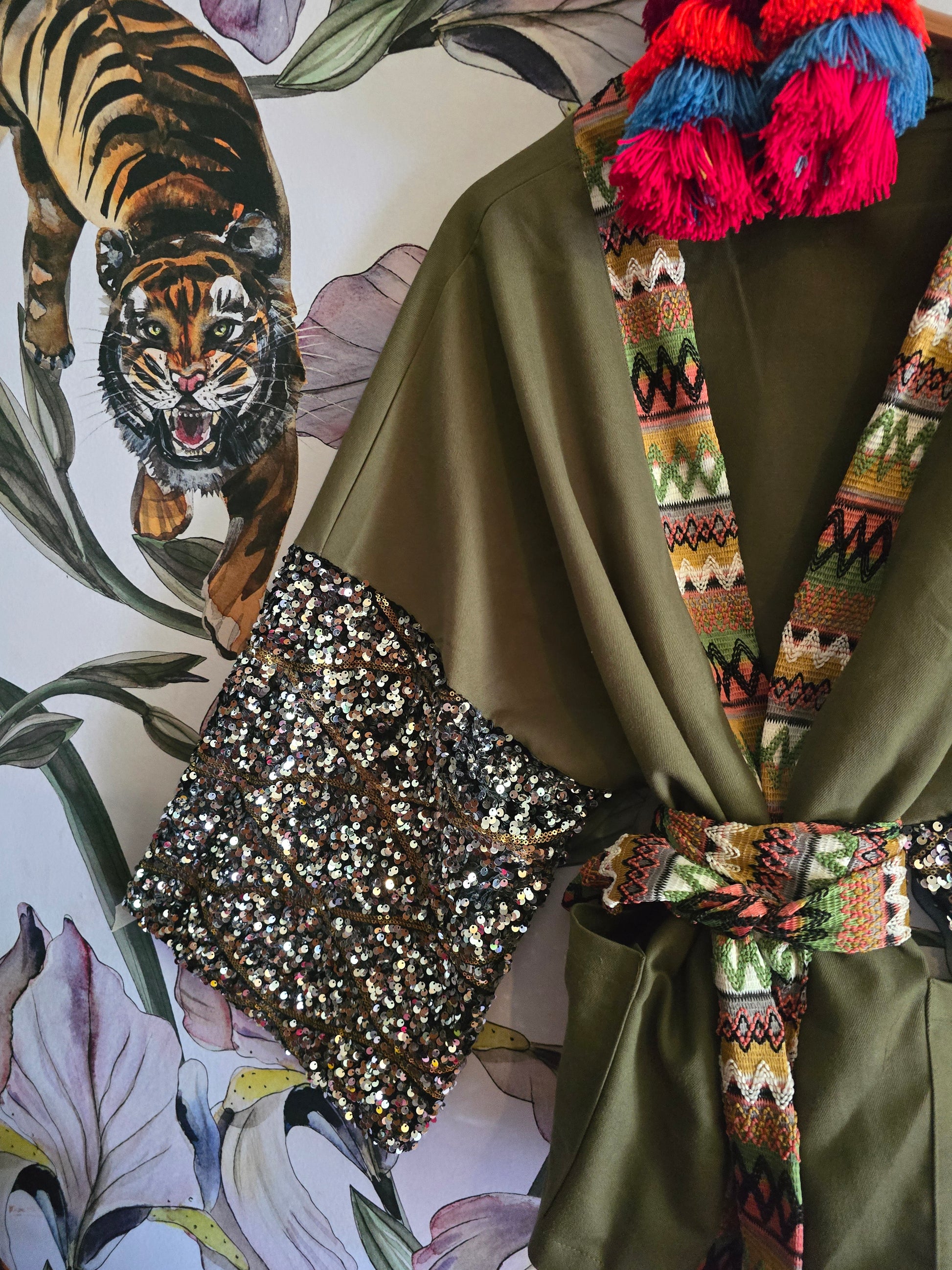 The NOMAD SEQUINS AND CROCHET VAGABOND