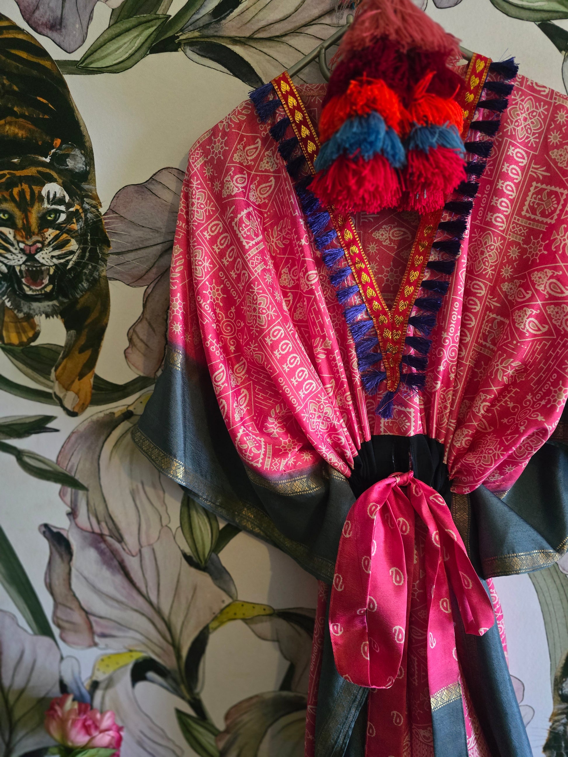 The LONG SILK KAFTAN