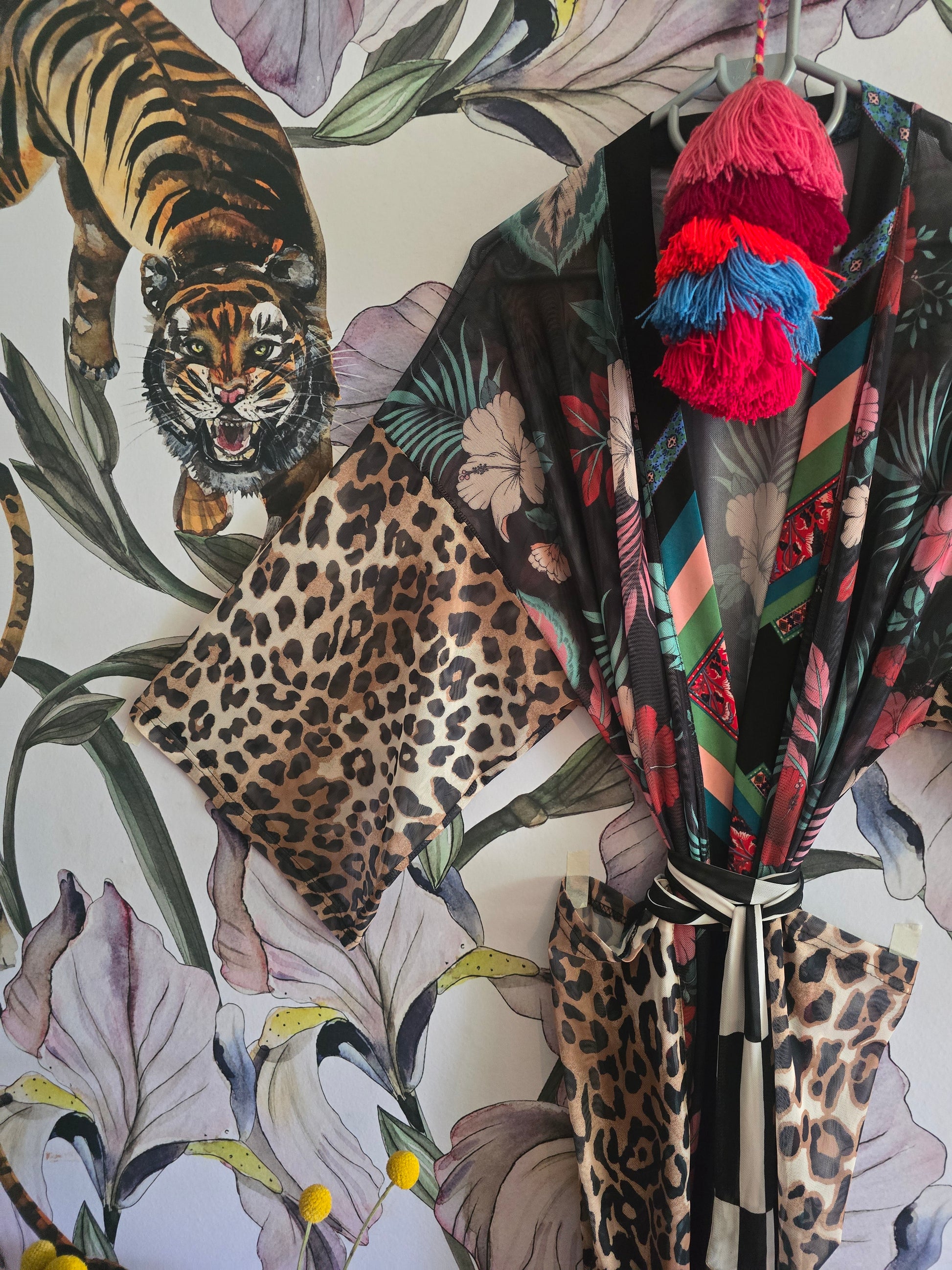 The JUNGLE MESH KIMONO