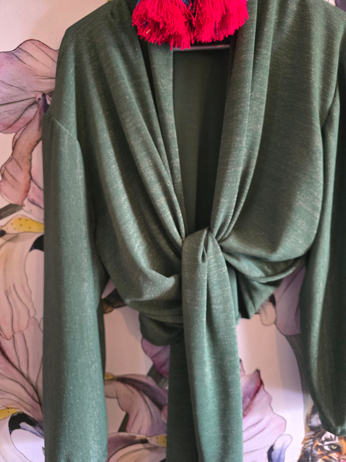 The luxe wrap top