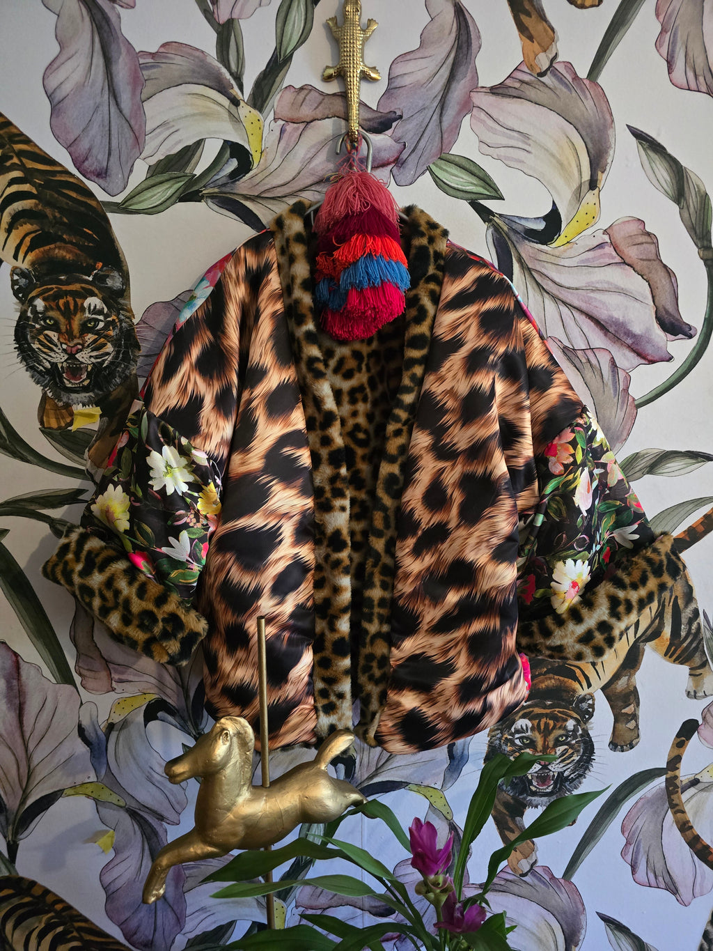 The BOUJEE LEOPARD REVERSIBLE FAUX FUR #2