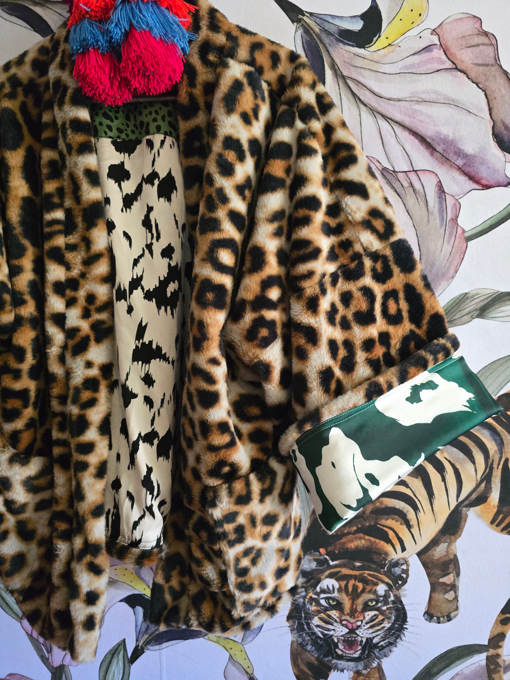 The LEOPARD FAUX FUR FULLY REVERSIBLE JACKET 🐆