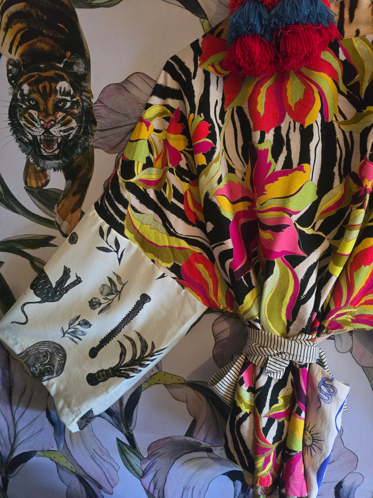 The ARTY CROPPED KIMONO STYLE #5