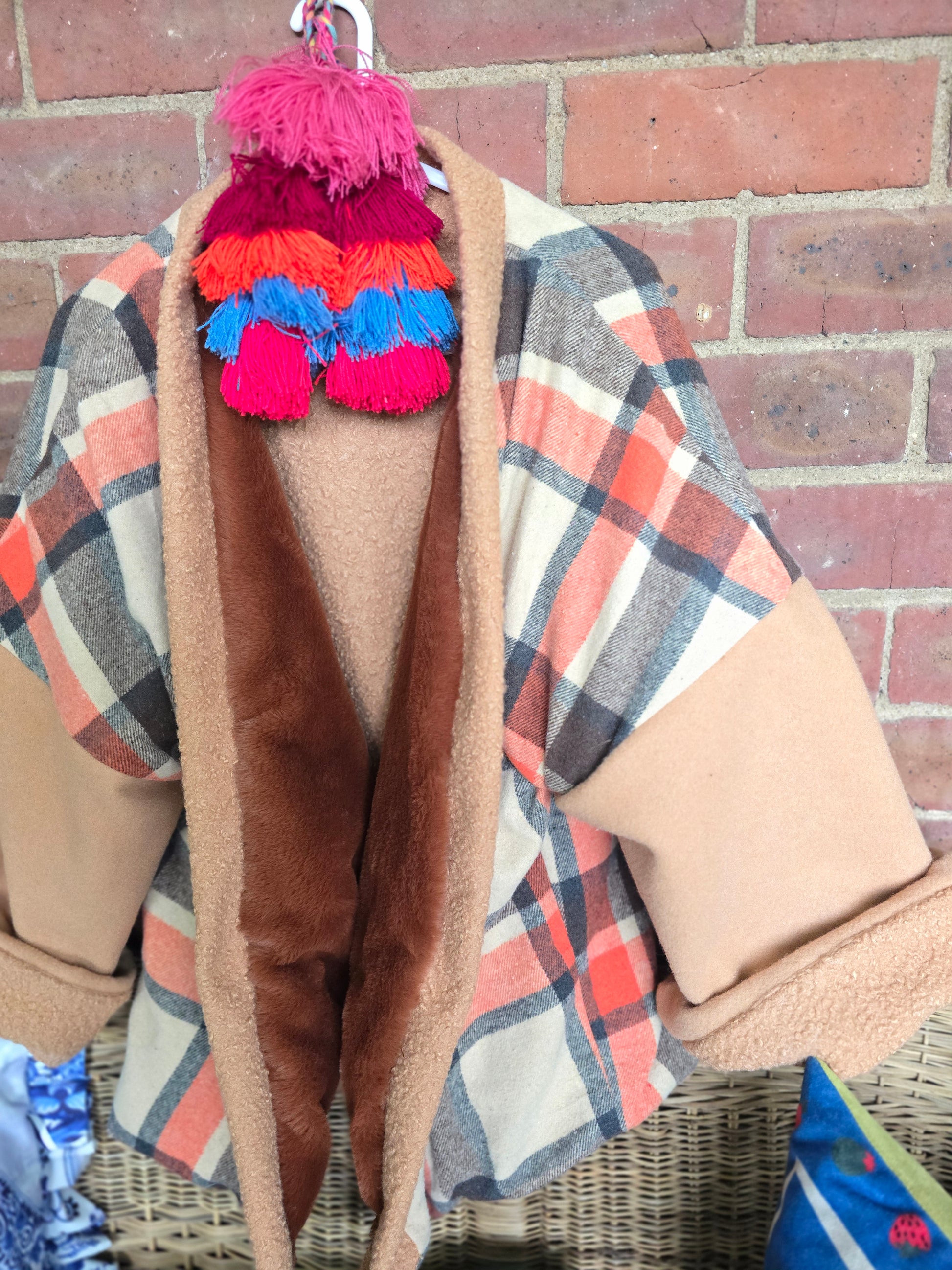 The LUMBER JILL REVERSIBLE FAUX FUR JACKET