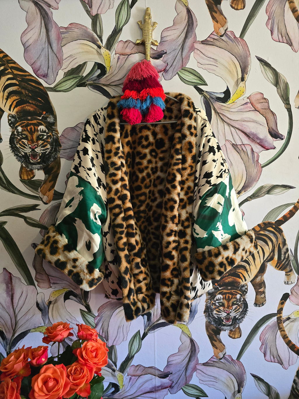 The LEOPARD FAUX FUR FULLY REVERSIBLE JACKET 🐆
