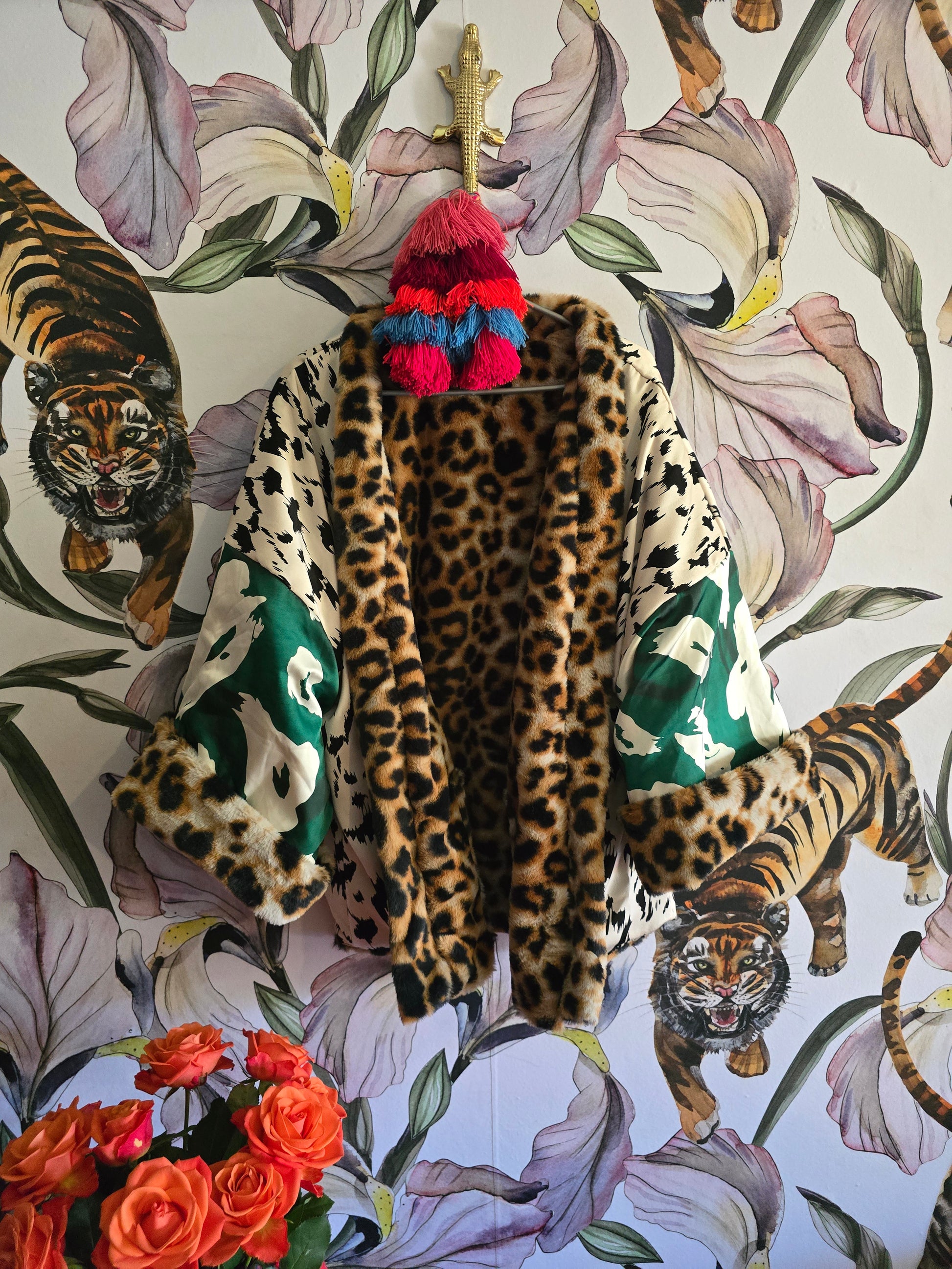 The LEOPARD FAUX FUR FULLY REVERSIBLE JACKET 🐆