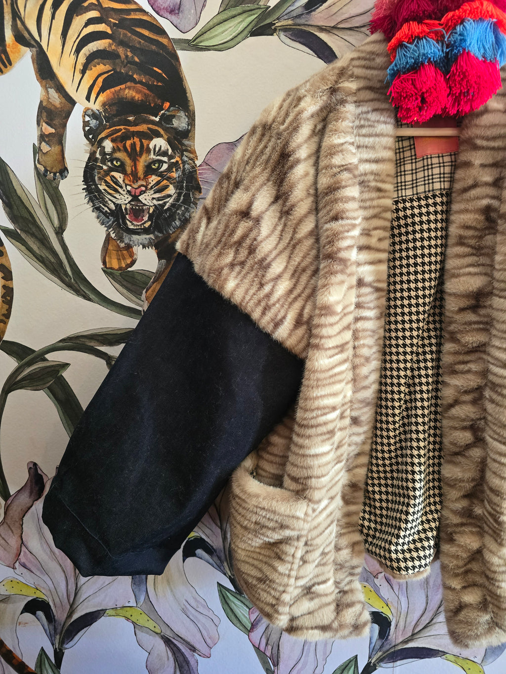 The DENIM & FAUX FUR COOL GIRL JACKET