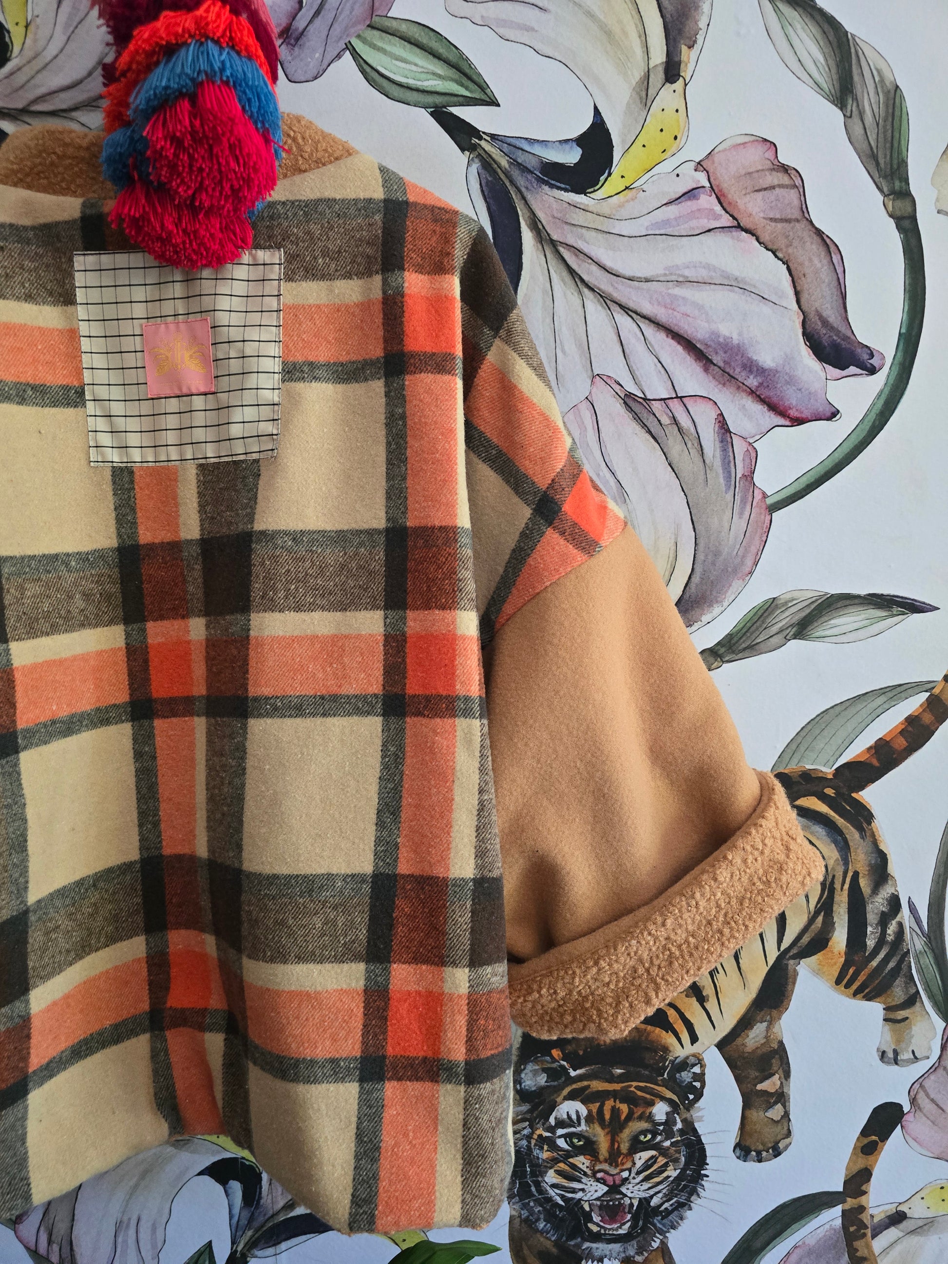 The LUMBER JILL FAUX FUR REVERSIBLE JACKET