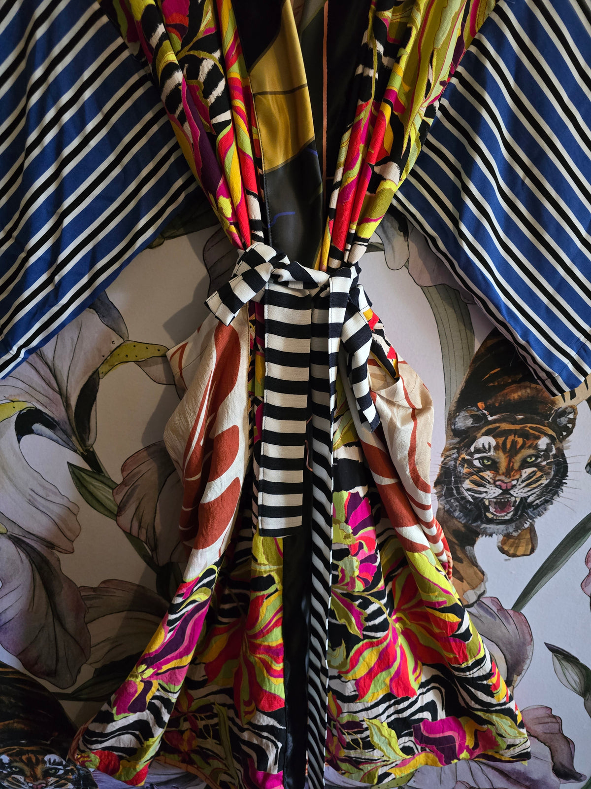 The ZEBRA & JUNGLE KIMONO