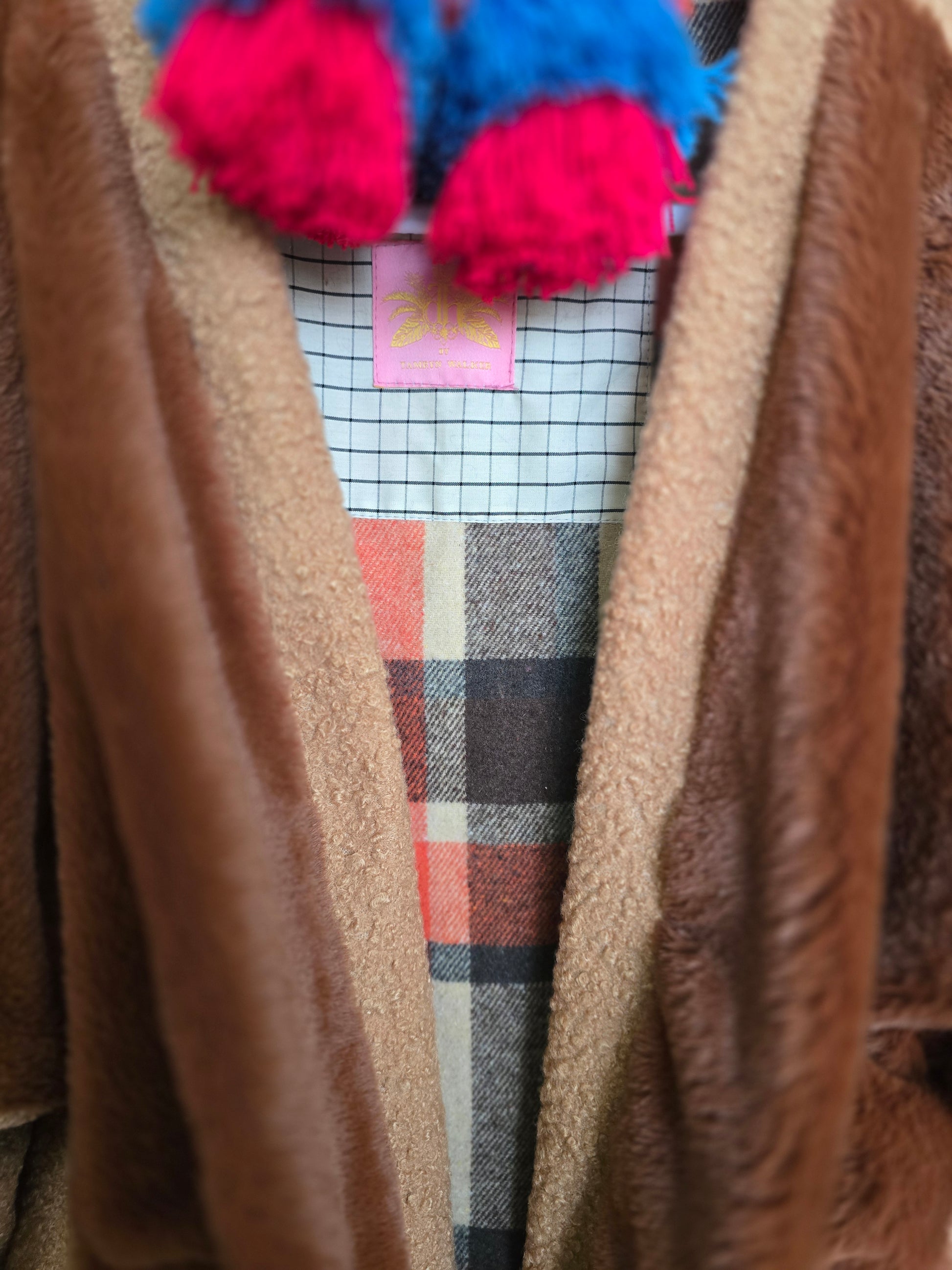 The LUMBER JILL REVERSIBLE FAUX FUR JACKET