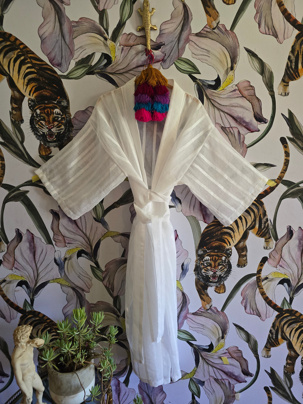 The LAMU SHEER  MUSLIN KIMONO