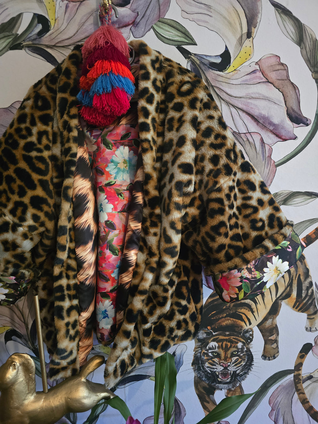 The BOUJEE LEOPARD REVERSIBLE FAUX FUR #2