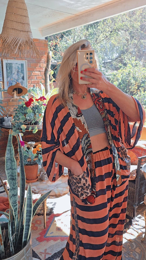 The STIPE SET IN KNIT