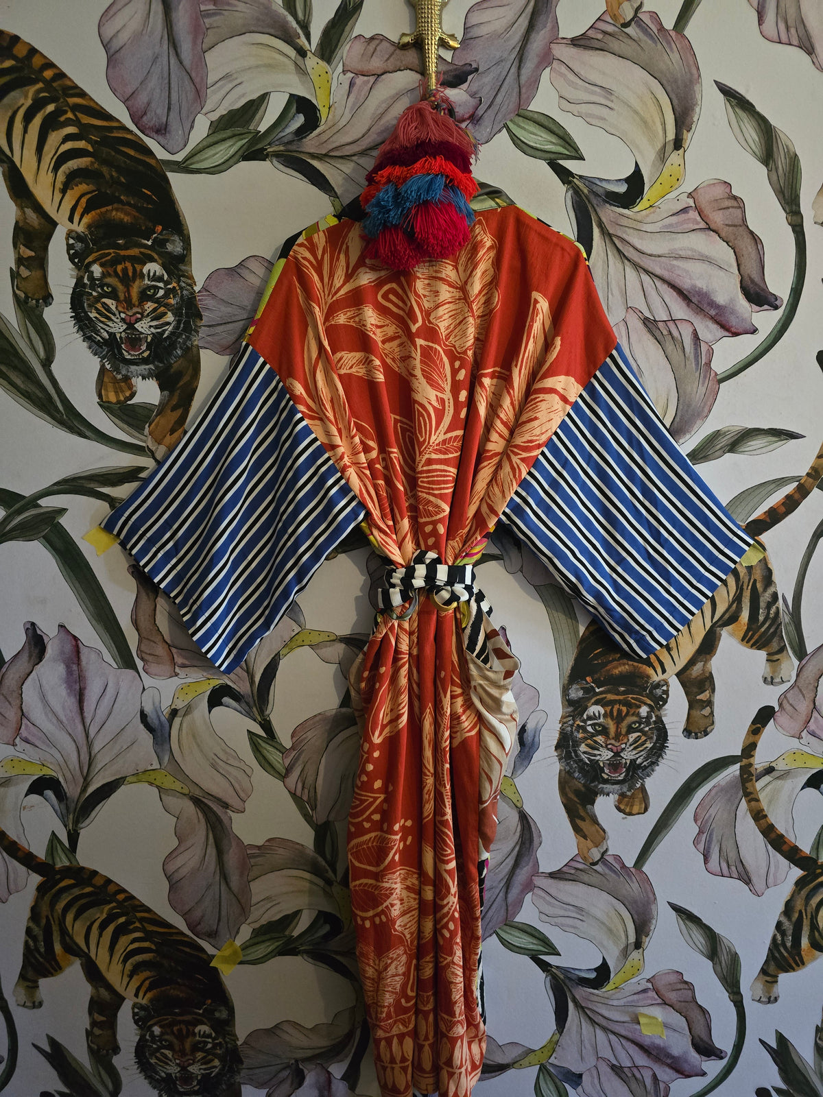 The ZEBRA & JUNGLE KIMONO