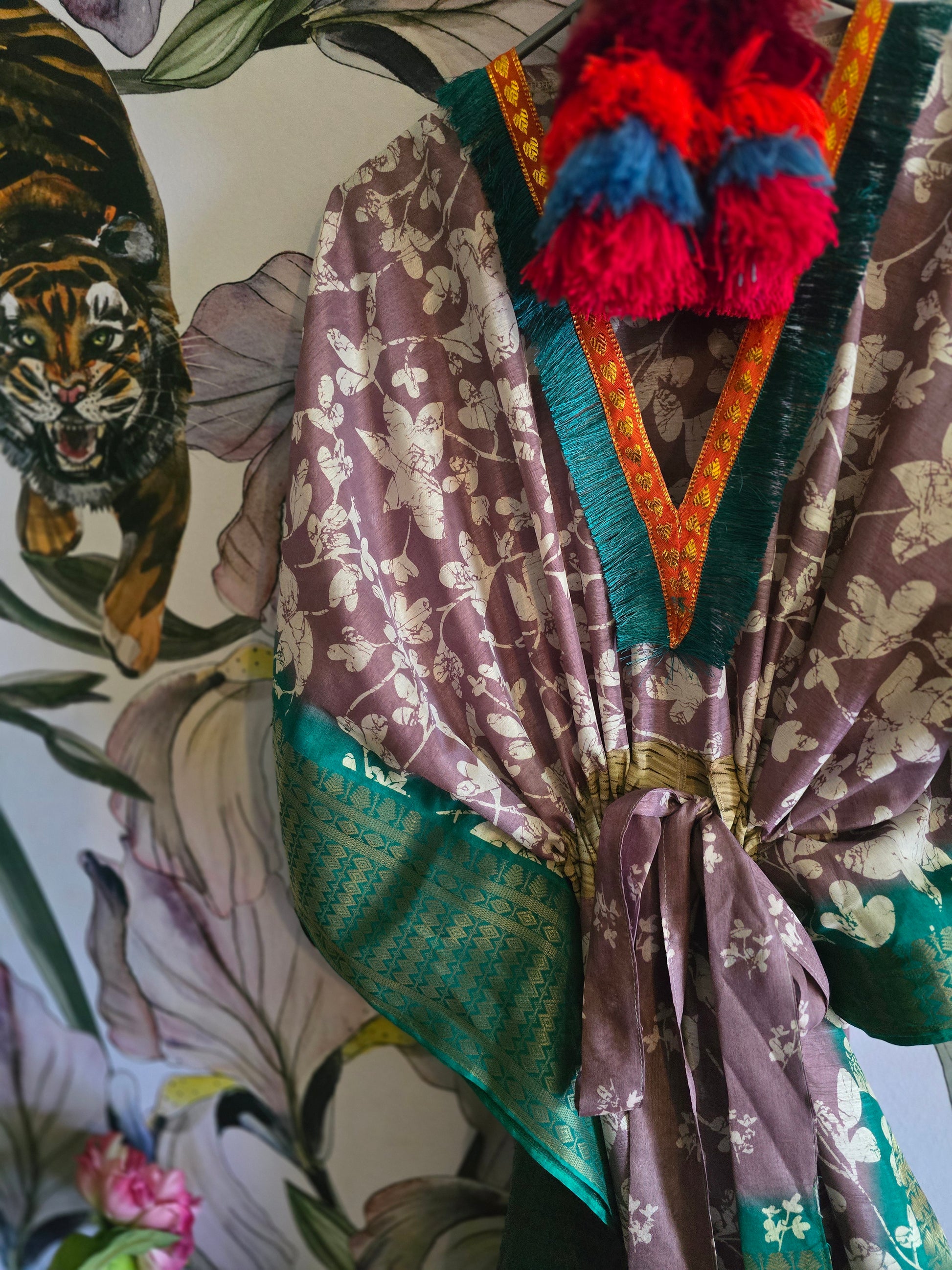 The LONG SILK KAFTAN