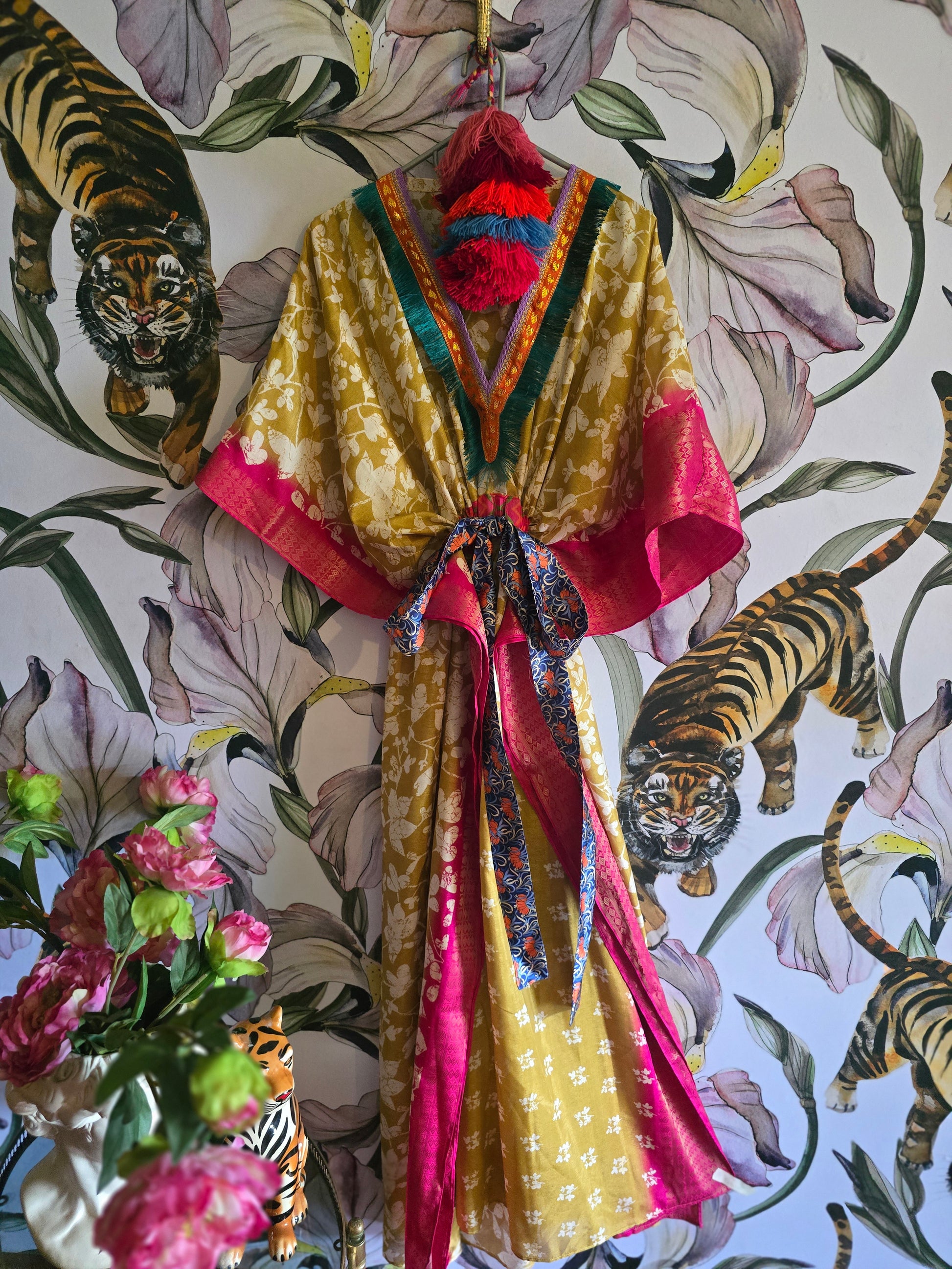 The LONG SILK KAFTAN