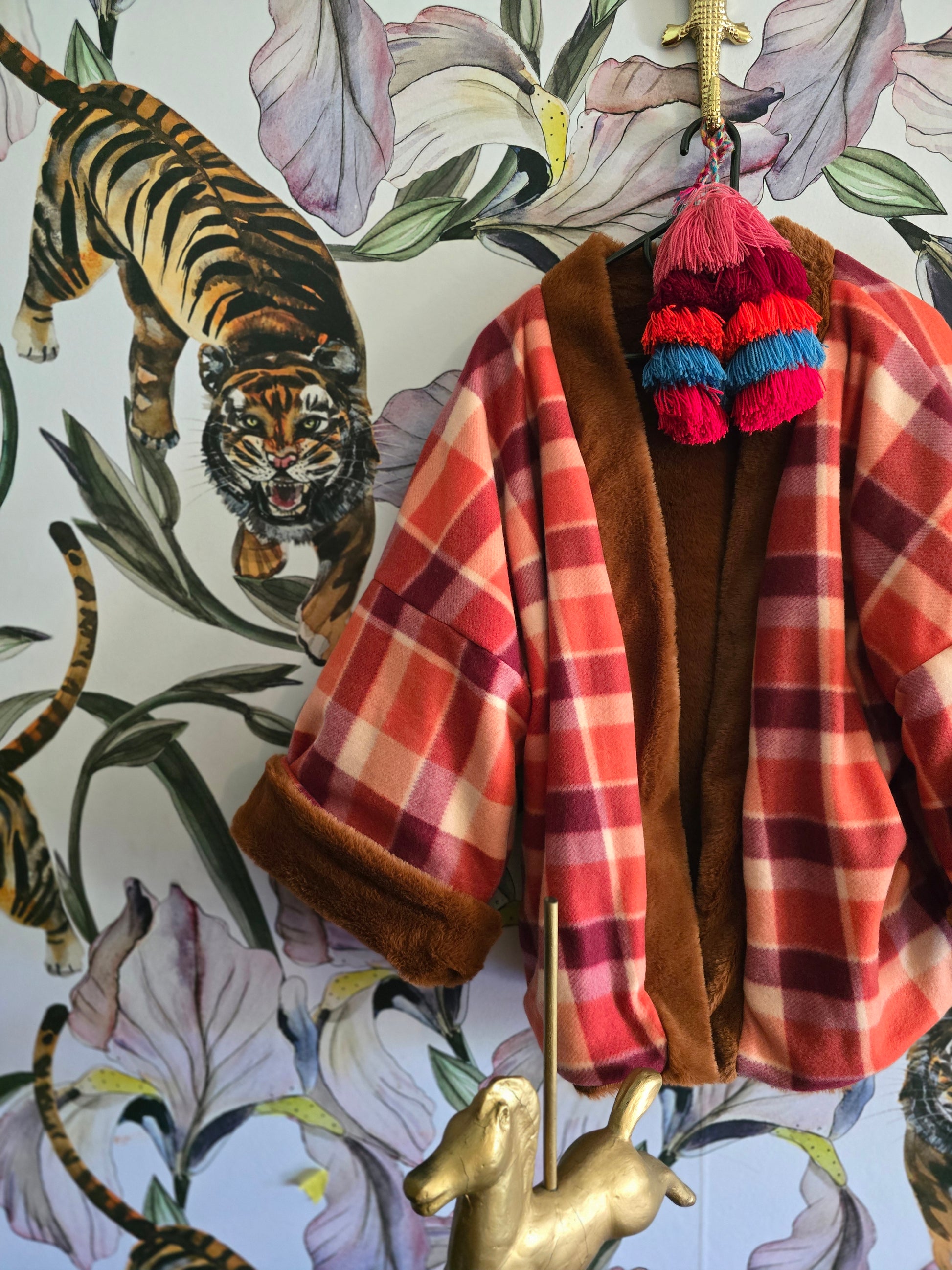 The MISTY MOUNTAINS FAUX FUR & FLEECE REVERSIBLE JACKET