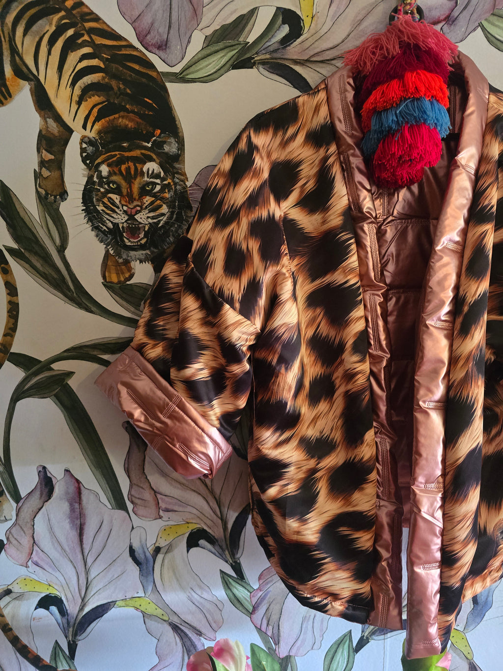 The PINK & LEOPARD PUFFER