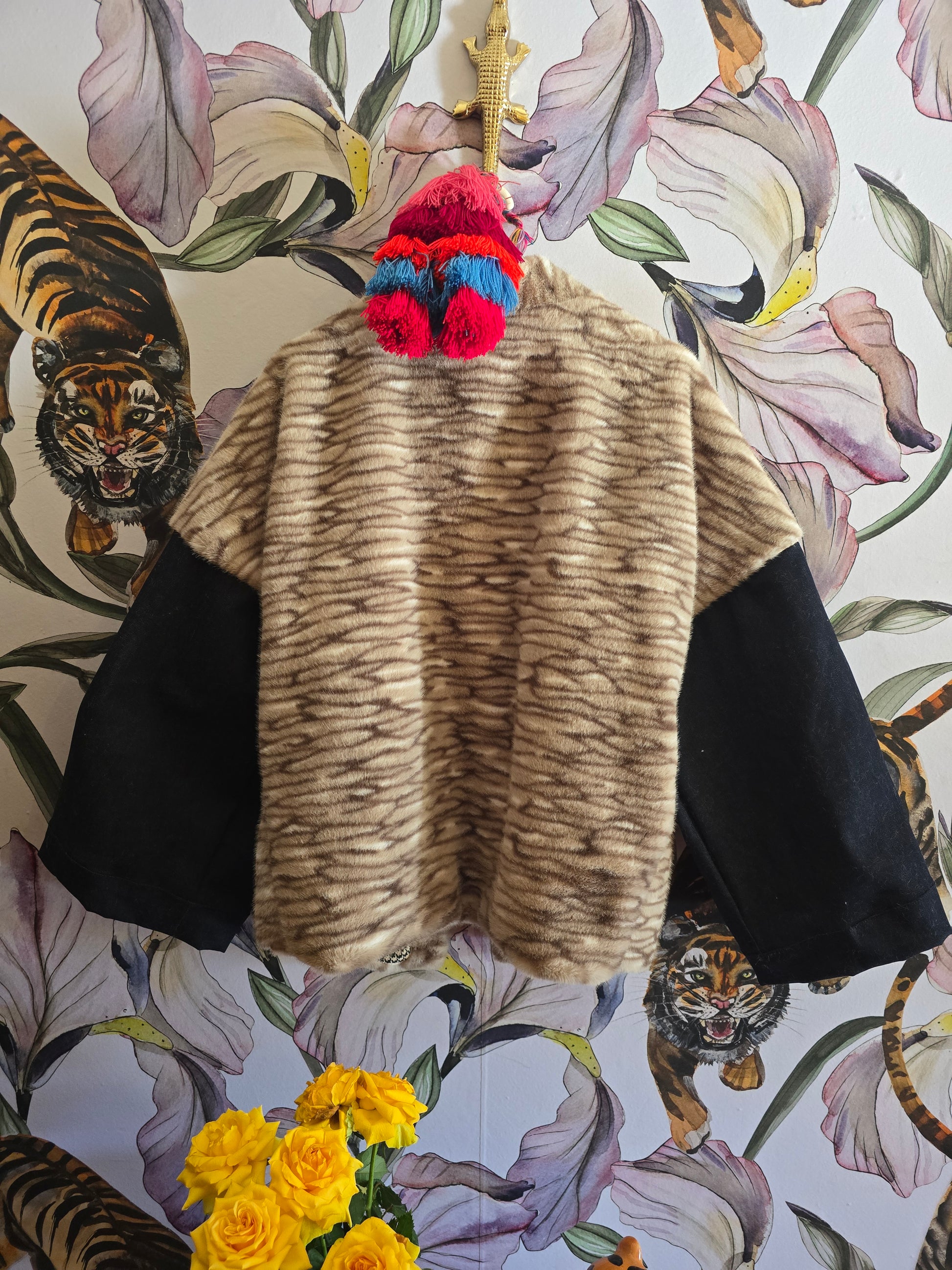 The DENIM & FAUX FUR COOL GIRL JACKET