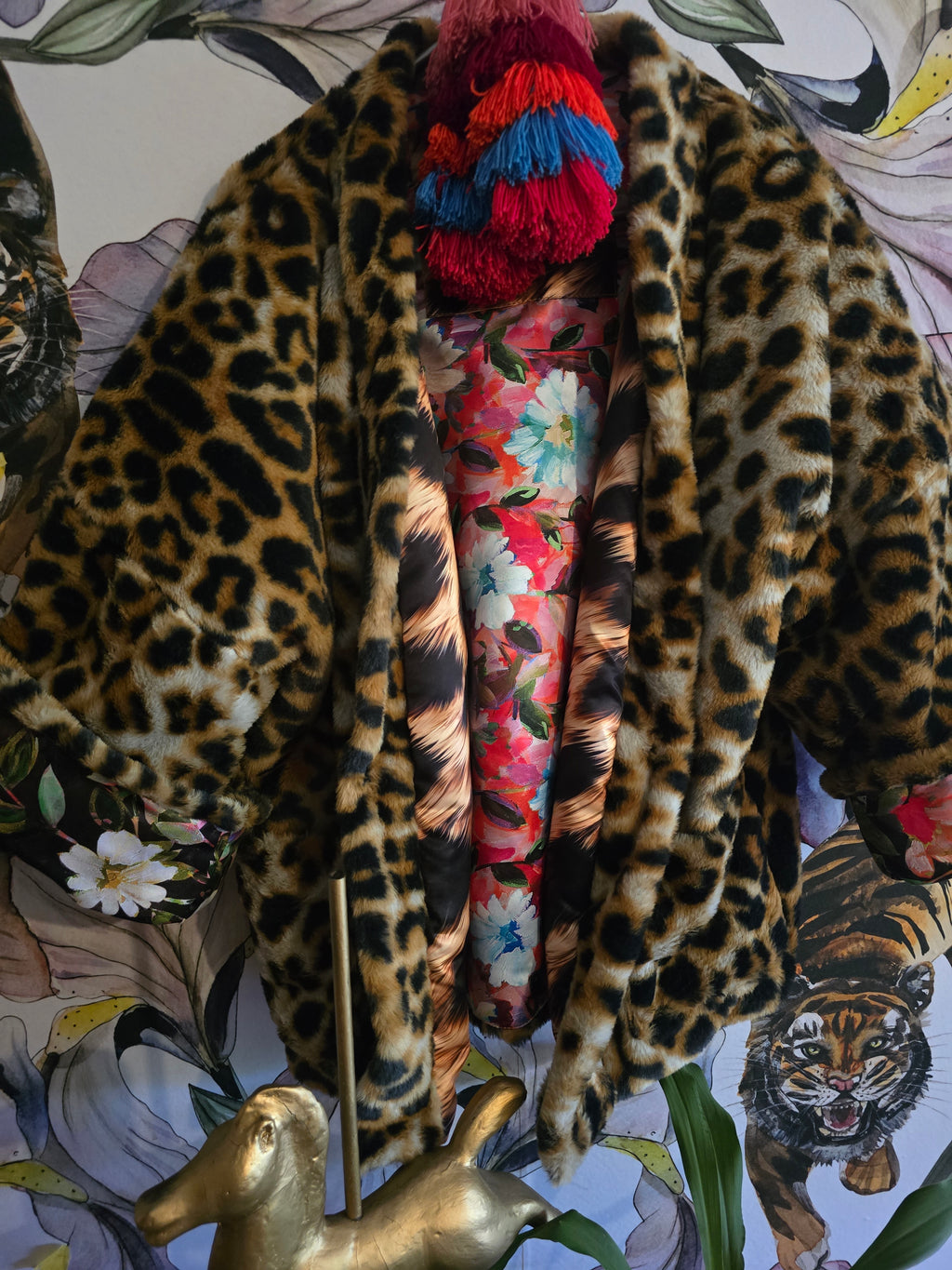 The BOUJEE LEOPARD REVERSIBLE FAUX FUR #2