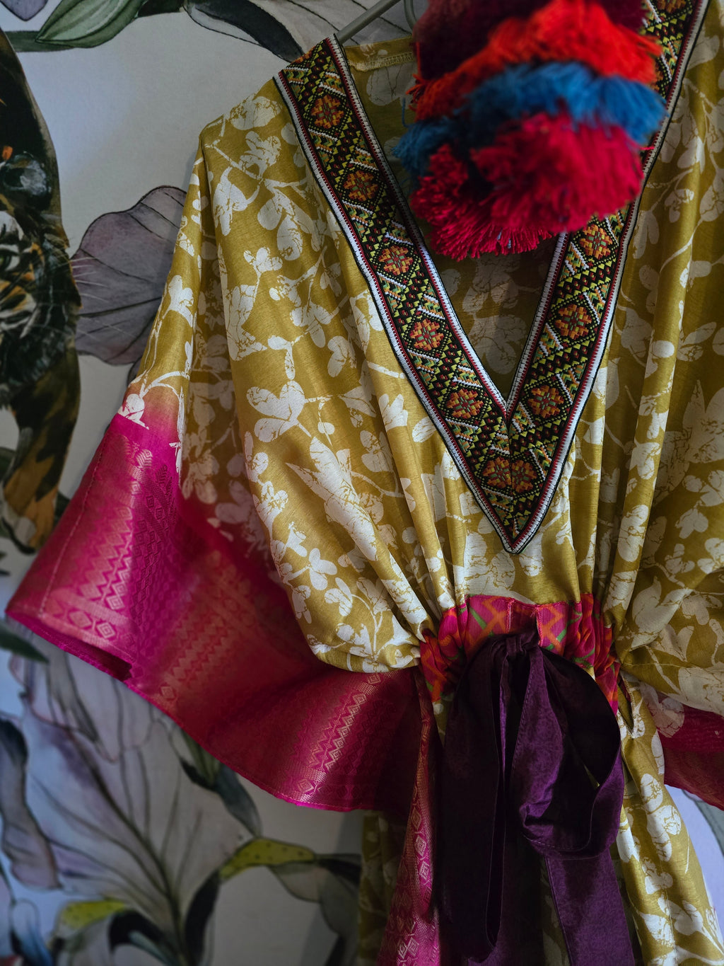 The LONG SILK KAFTAN